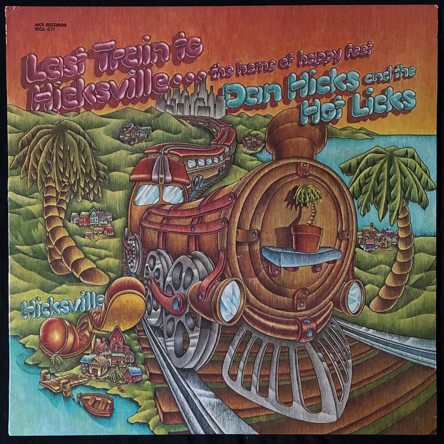 DAN HICKS AND HIS HOT LICKS - LAST TRAIN TO HICKSVILLE... (USED VINYL US M-/M-)