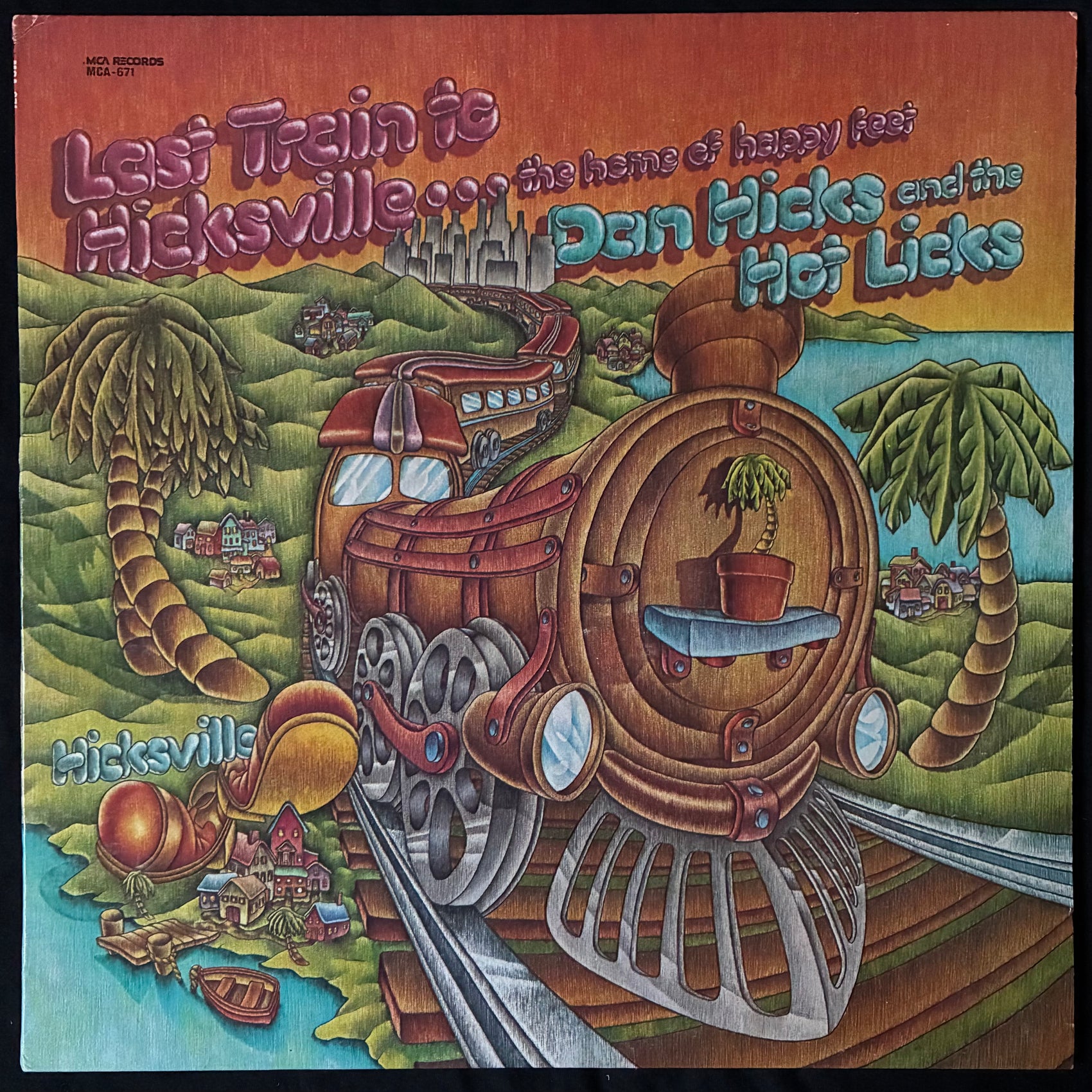 DAN HICKS AND HIS HOT LICKS - LAST TRAIN TO HICKSVILLE... (USED VINYL US M-/M-)