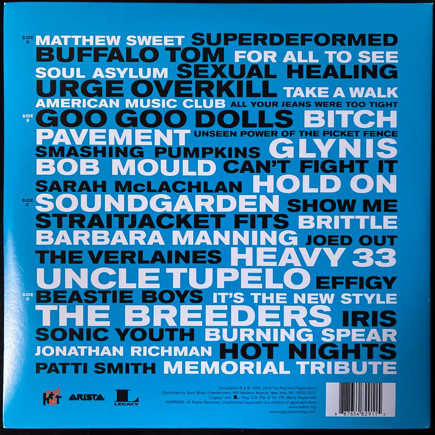 VARIOUS ARTISTS - NO ALTERNATIVE (2LP/180GM) (USED VINYL 2013 US M-/M-)