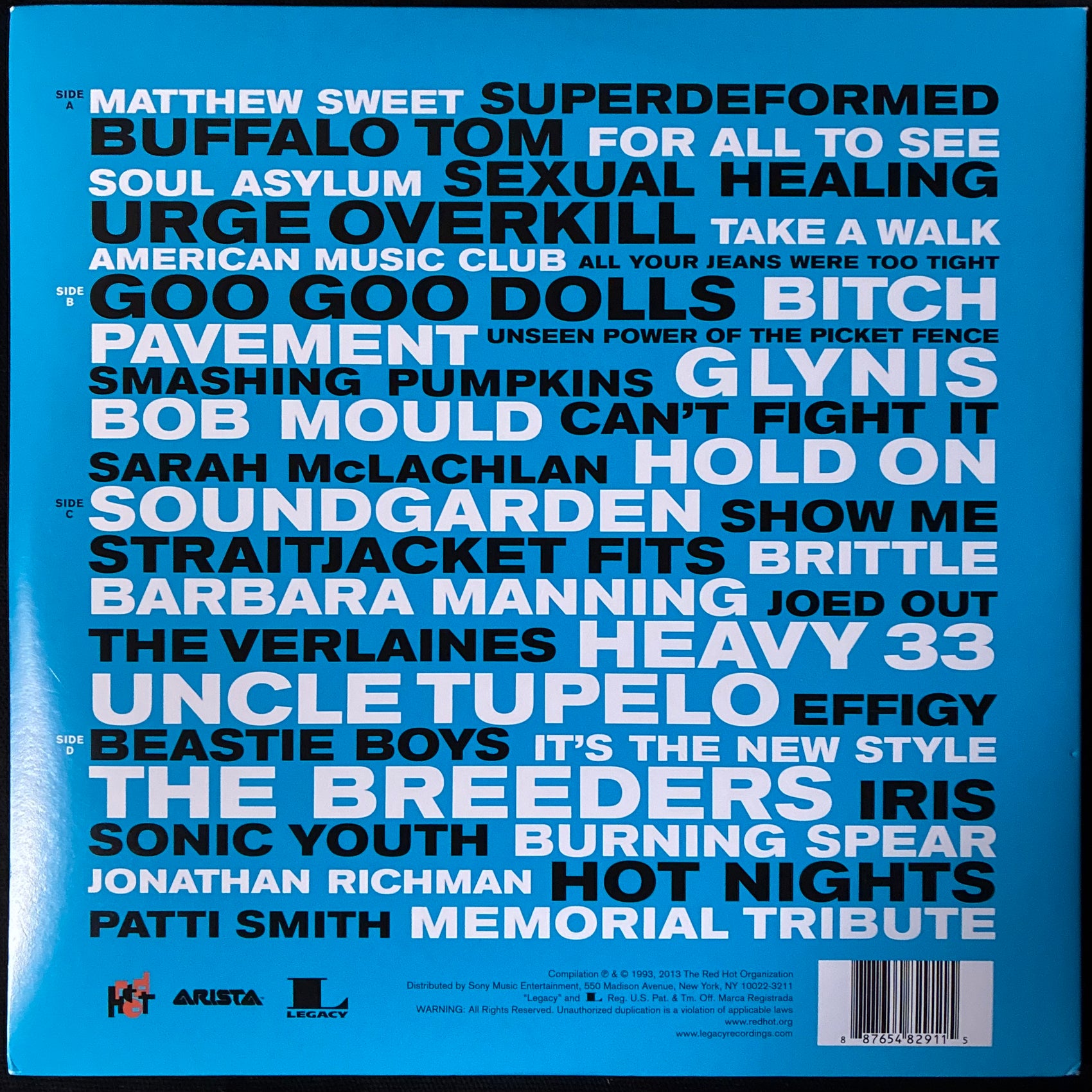 VARIOUS ARTISTS - NO ALTERNATIVE (2LP/180GM) (USED VINYL 2013 US M-/M-)