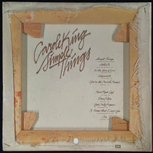 Load image into Gallery viewer, CAROLE KING - SIMPLE THINGS (USED VINYL 1977 US EX+/EX)
