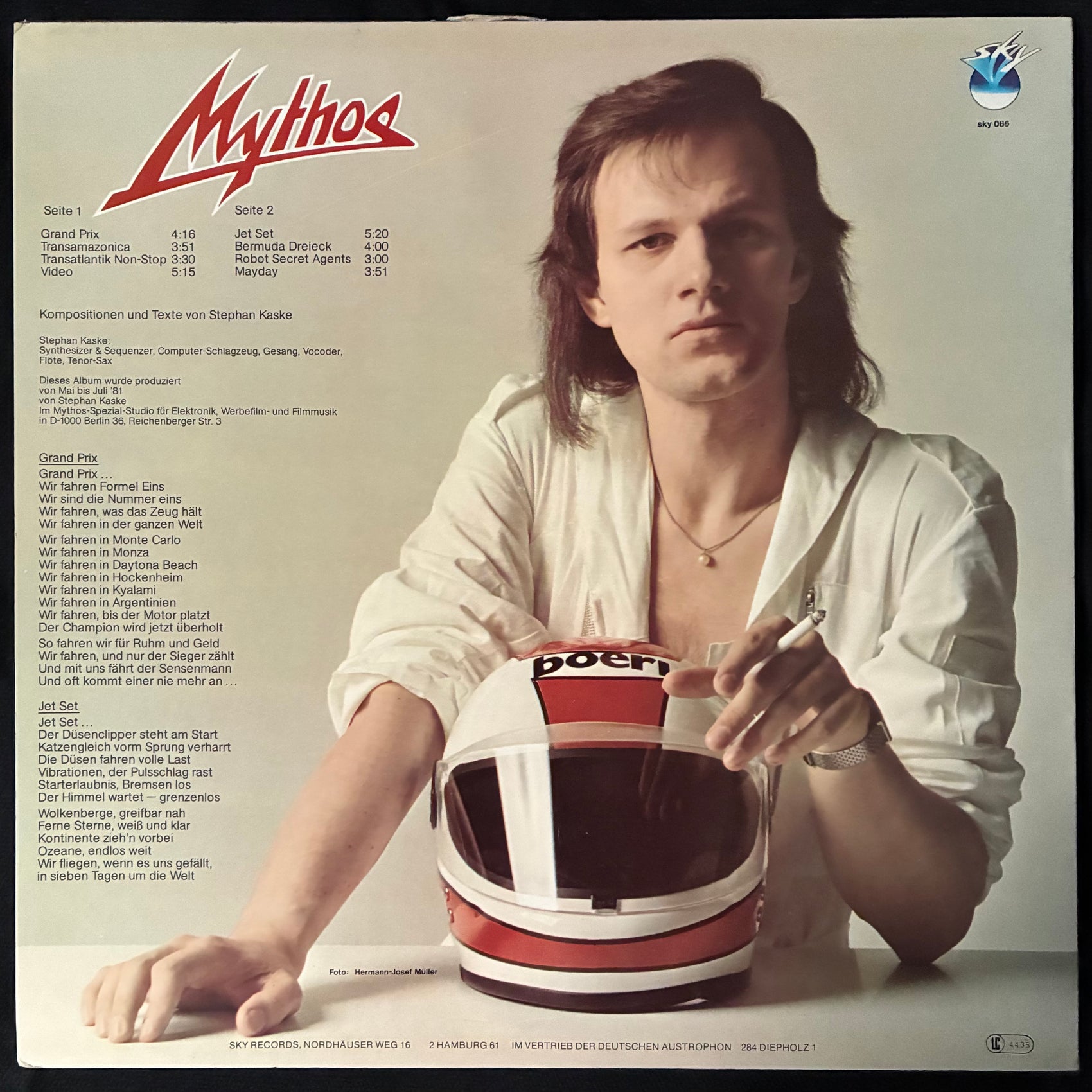 MYTHOS - GRAND PRIX (USED VINYL 1981 GERMANY M-/EX-)
