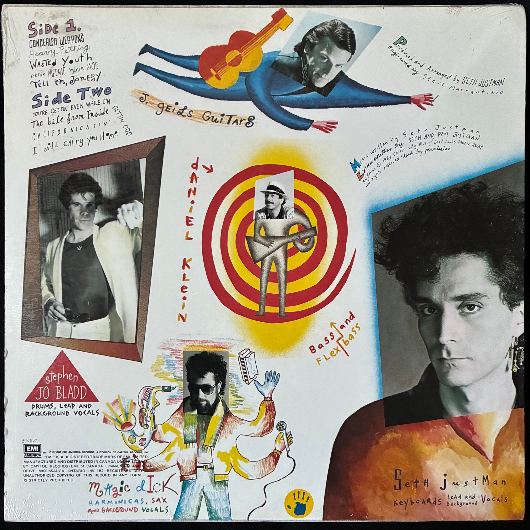 J. GEILS BAND - YOU'RE GETTIN' EVEN WHILE I'M GETTIN' ODD (USED VINYL 1984 CANADA S.S.)