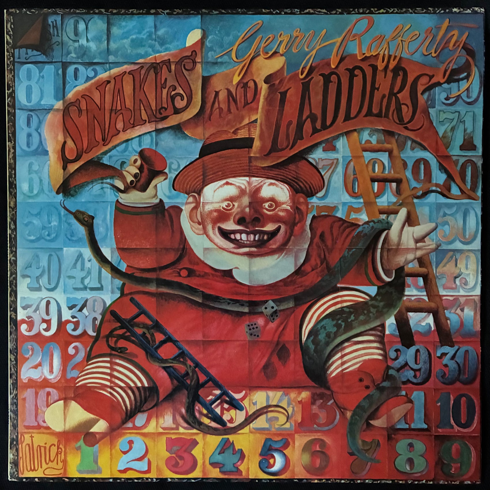 GERRY RAFFERTY - SNAKES AND LADDERS (USED VINYL 1980 AUS M-/M-)