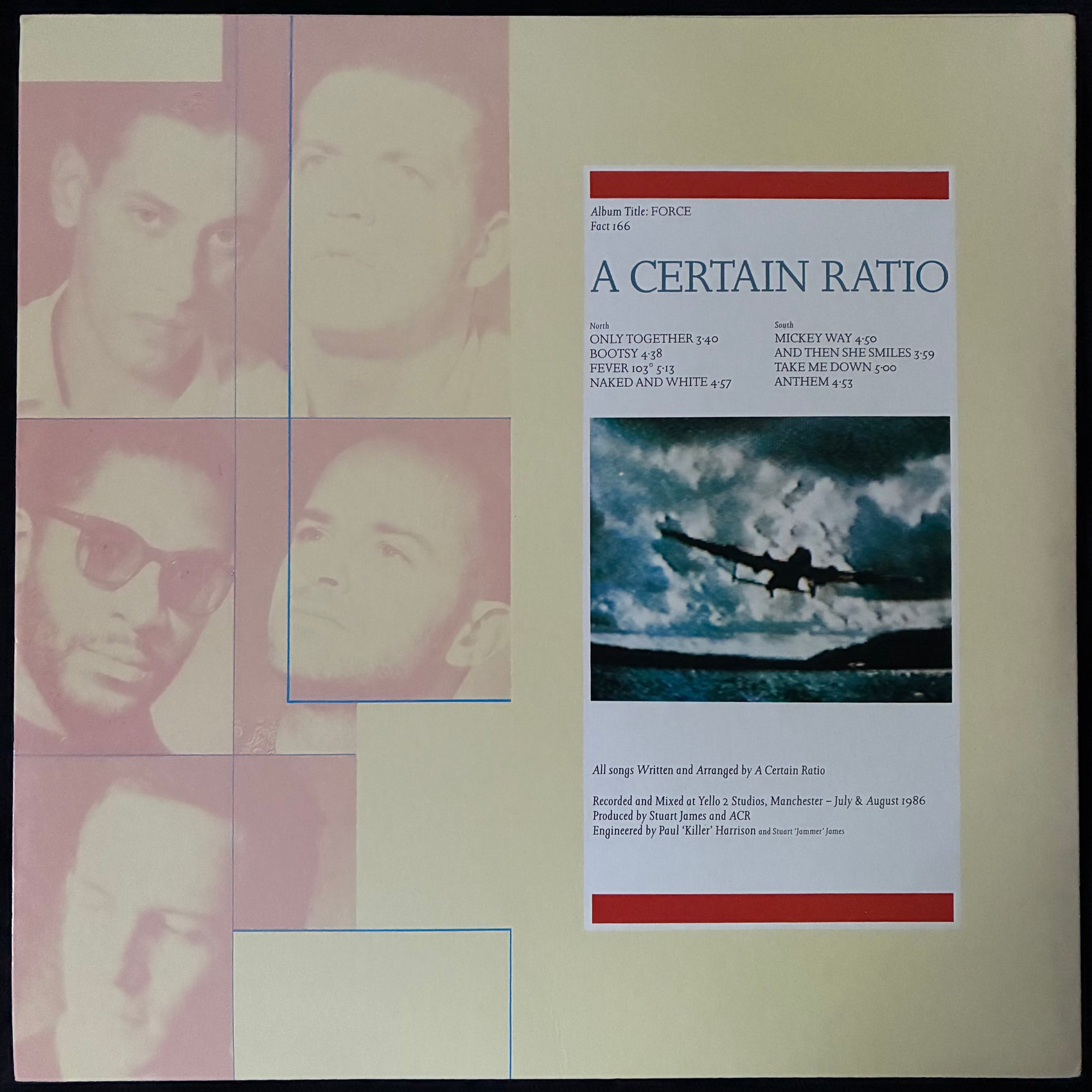 A CERTAIN RATIO - FORCE (2LP) (USED VINYL 1987 AUS M-/EX+)