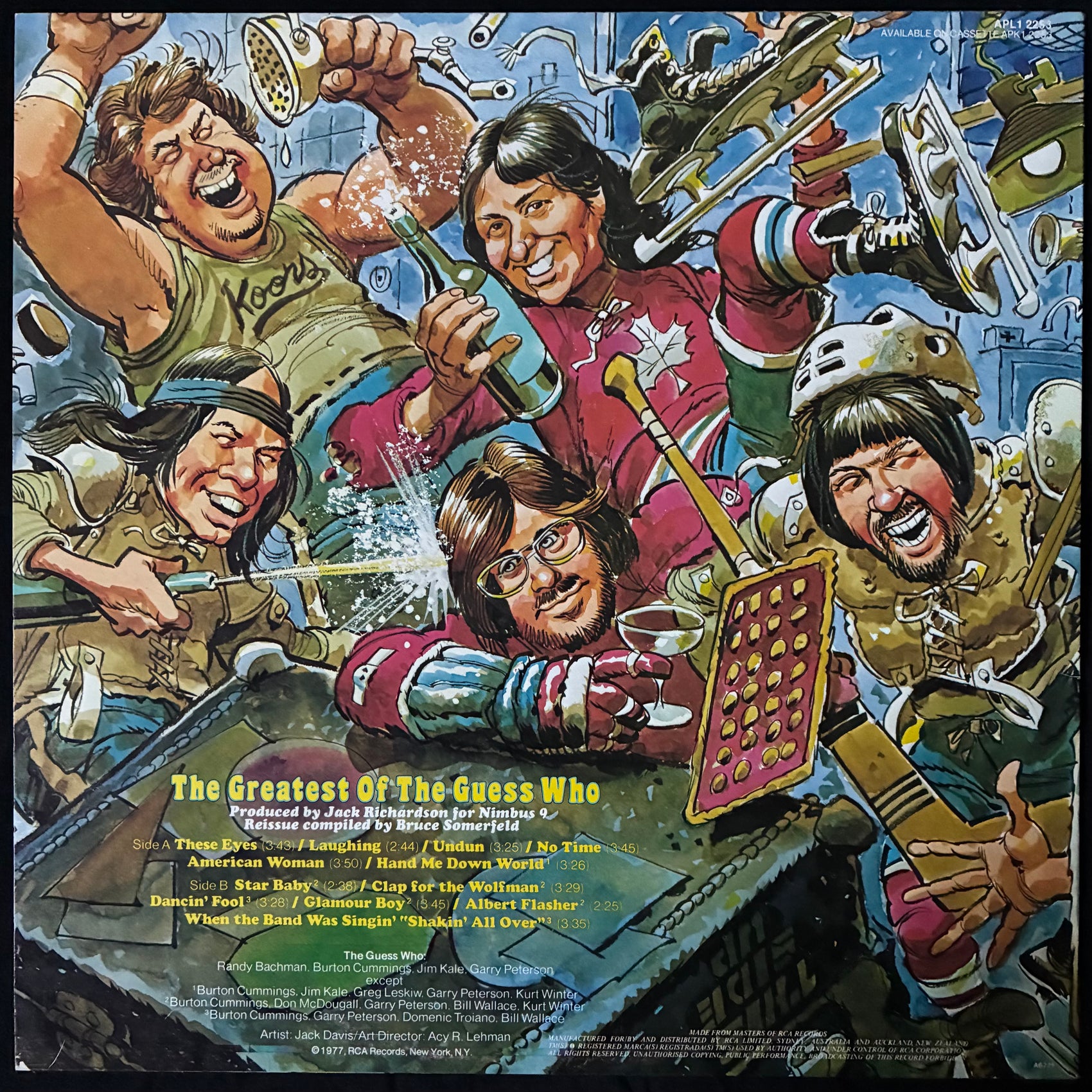 GUESS WHO - THE GREATEST OF THE GUESS WHO (USED VINYL 1977 AUS M-/M-)