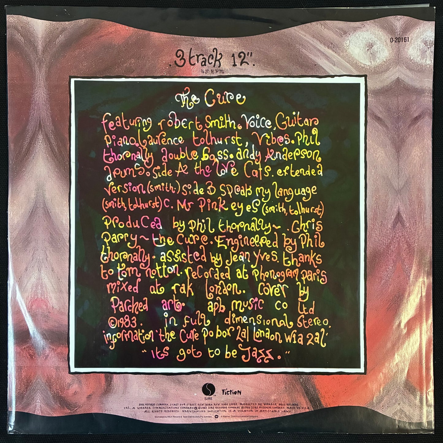 CURE - THE LOVE CATS (12") (USED VINYL 1983 AUS M-/M-)