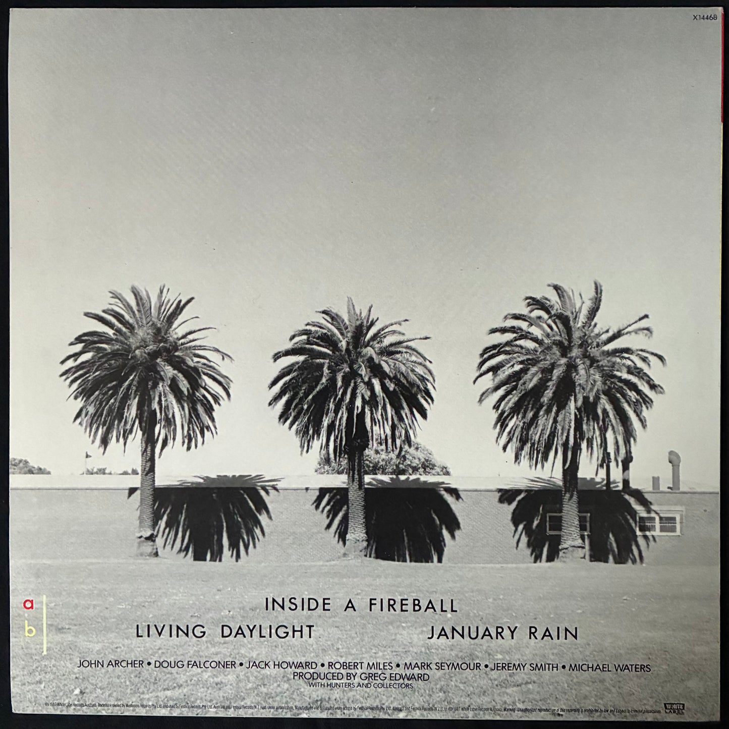 HUNTERS + COLLECTORS - LIVING DAYLIGHT (12") (USED VINYL 1987 AUS M-/M-)