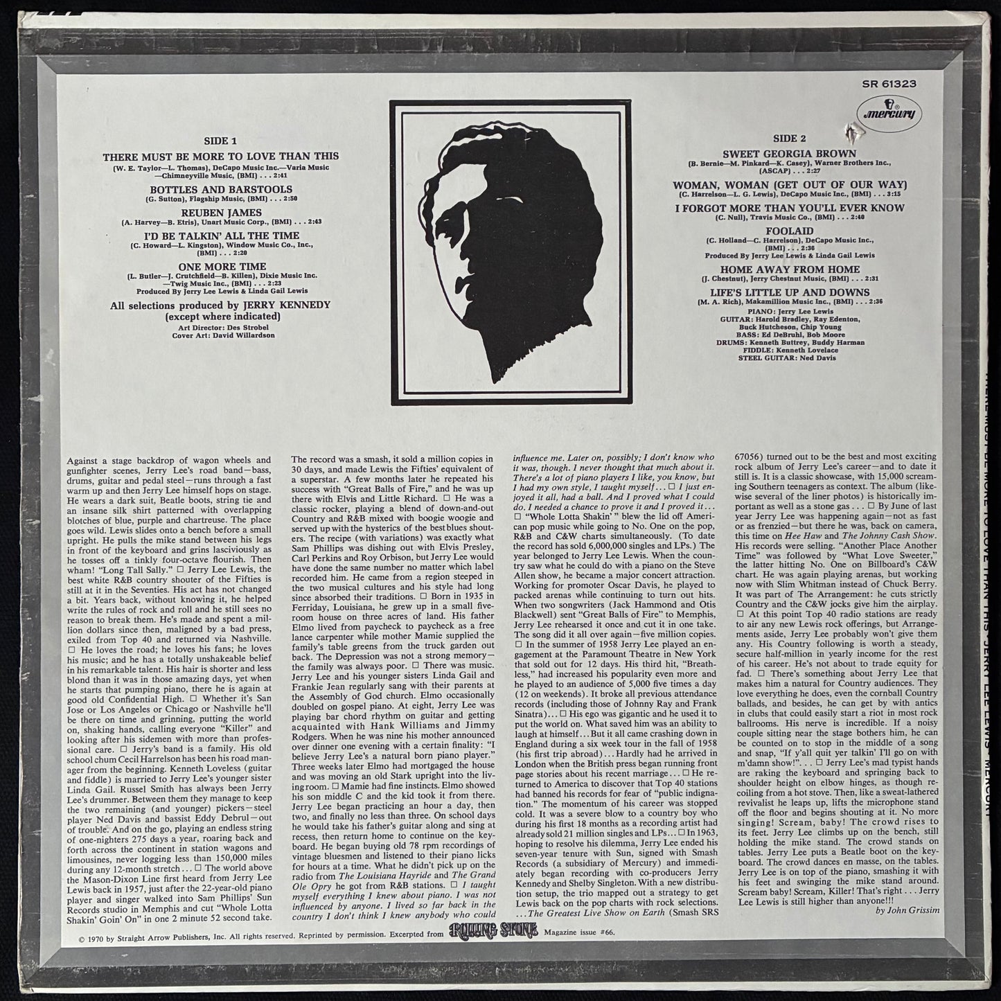 JERRY LEE LEWIS - THERE MUST BE MORE TO LOVE THAN THIS (USED VINYL 1970 US M-/EX)