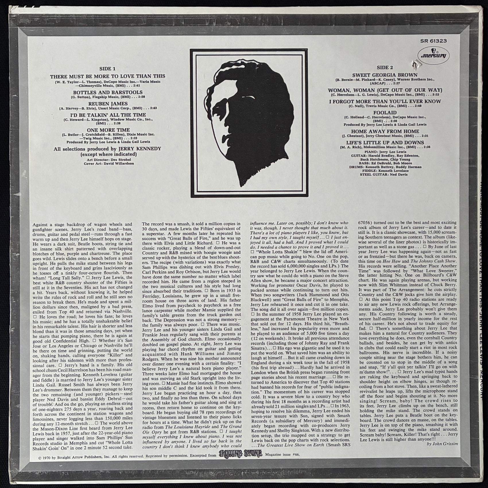 JERRY LEE LEWIS - THERE MUST BE MORE TO LOVE THAN THIS (USED VINYL 1970 US M-/EX)