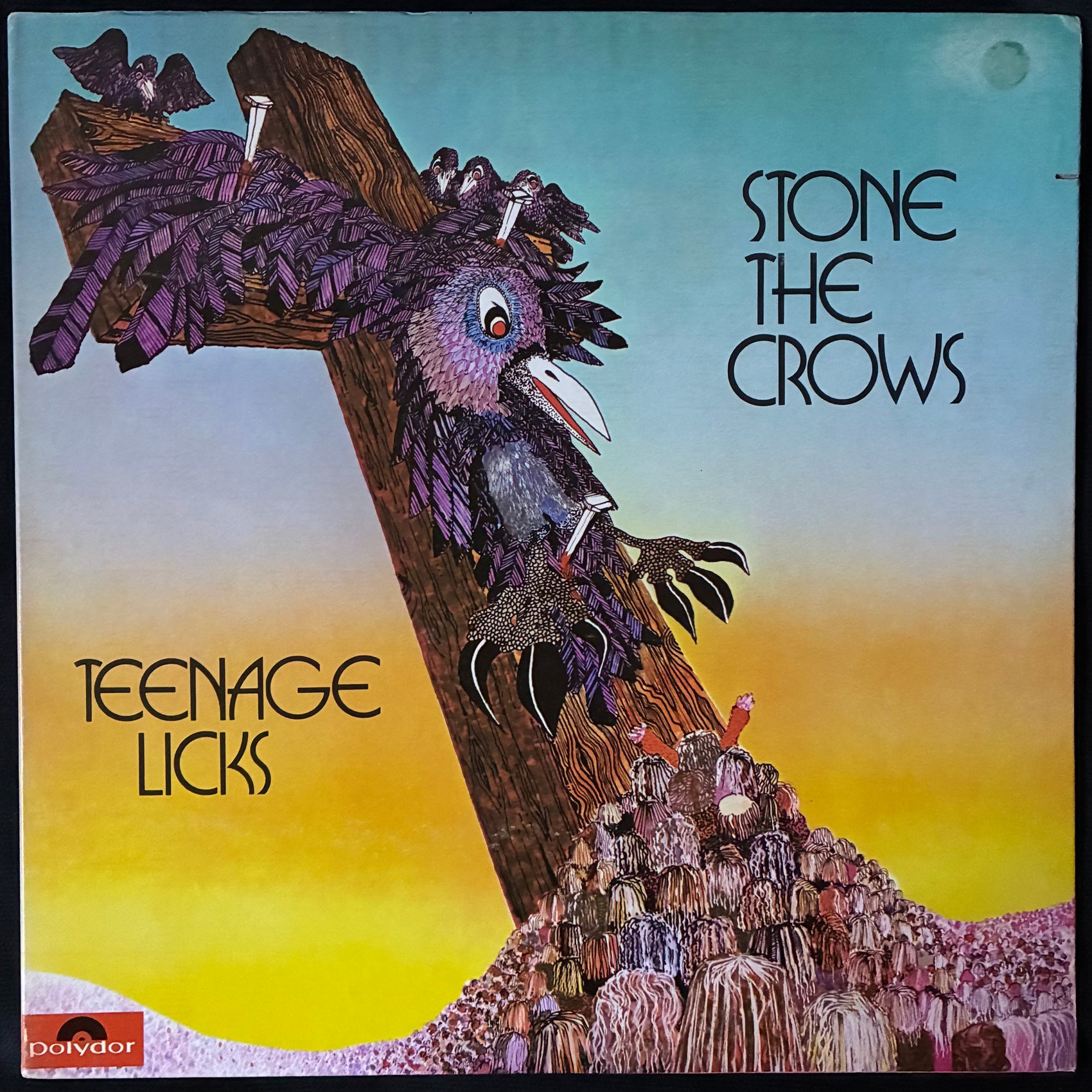 STONE THE CROWS - TEENAGE LICKS (USED VINYL 1972 US EX+/EX-)