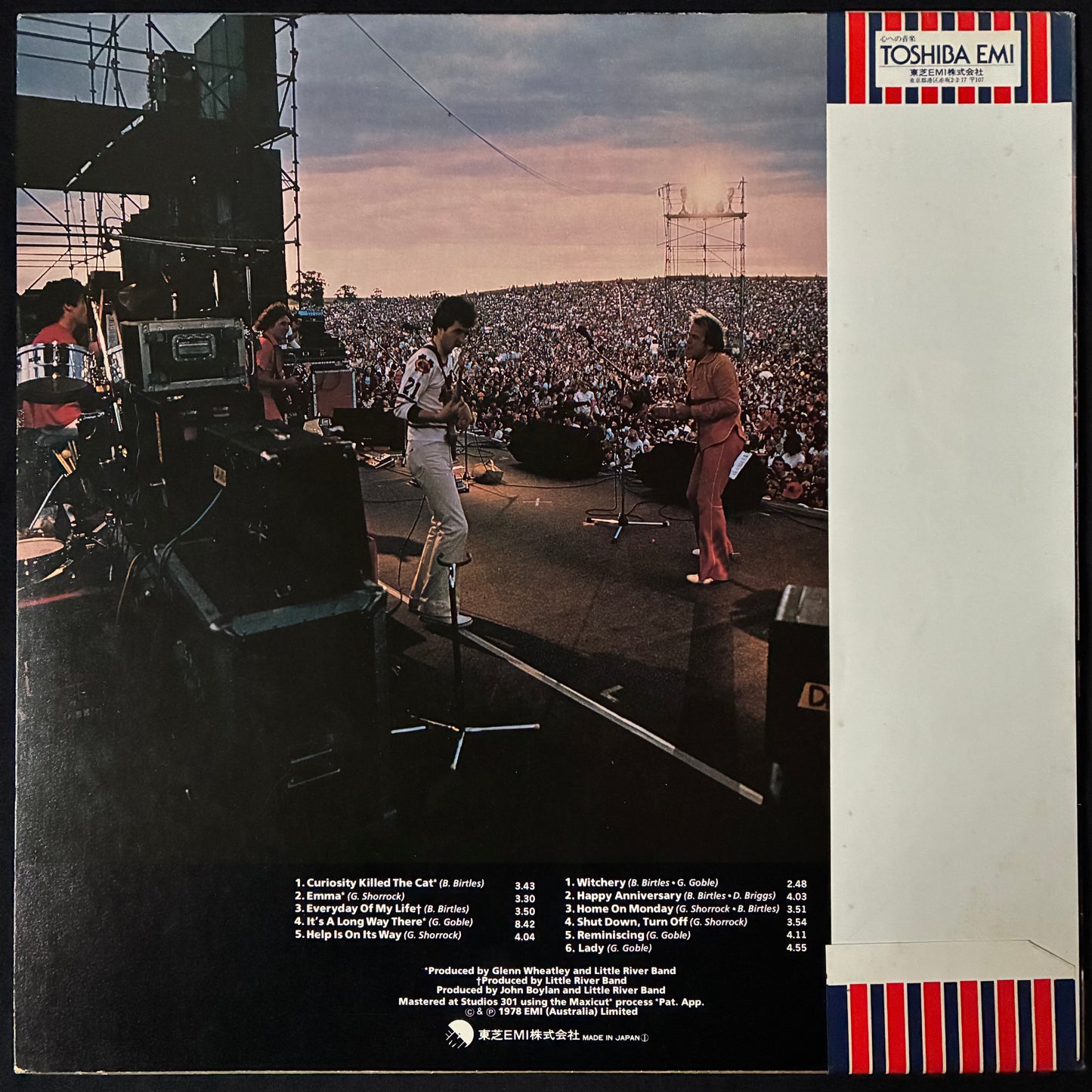 LITTLE RIVER BAND - LONG WAY THERE (GREATEST HITS) (USED VINYL 1978 JAPAN M-/EX+)