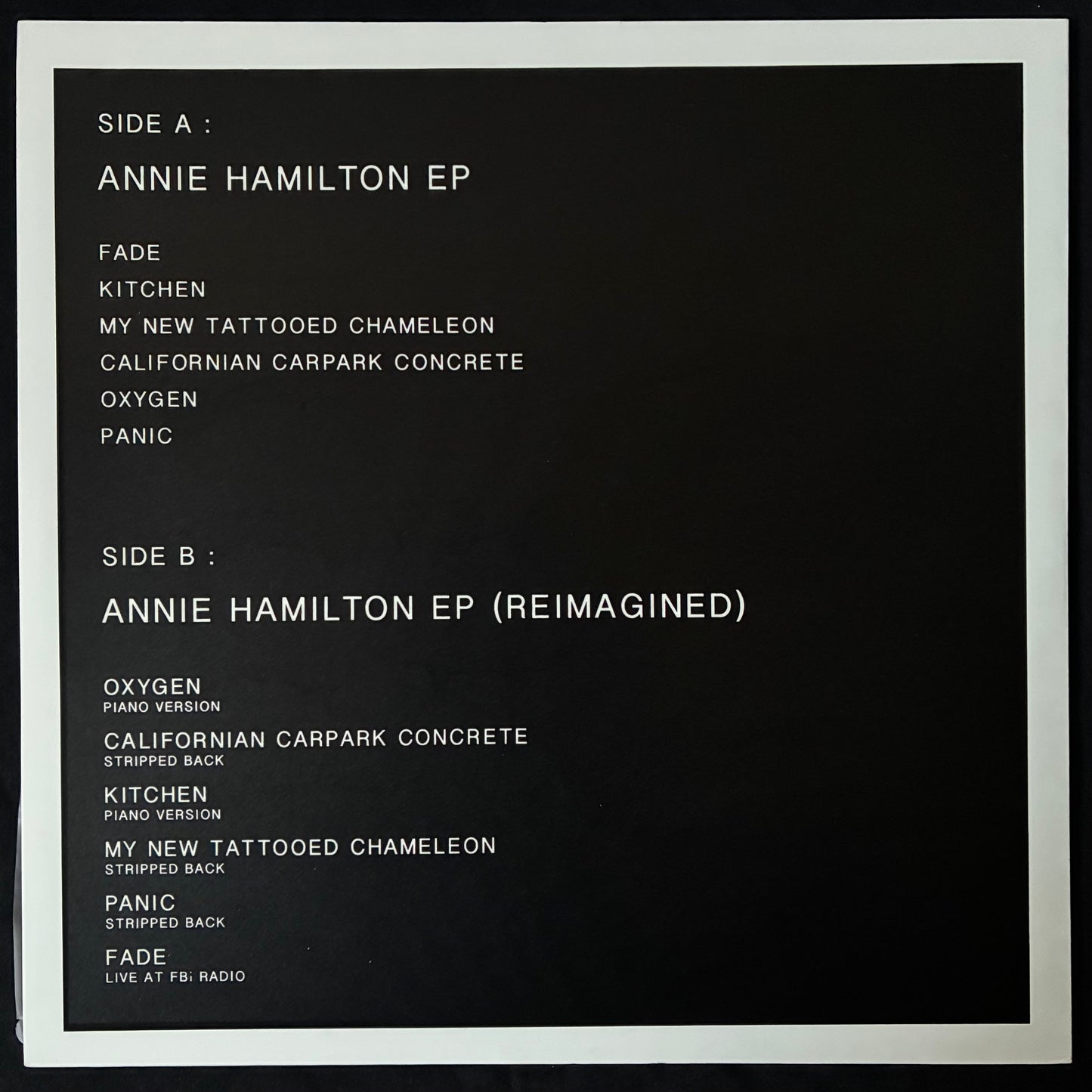 ANNIE HAMILTON - ANNIE HAMILTON (USED VINYL 2021 AUS M-/M-)