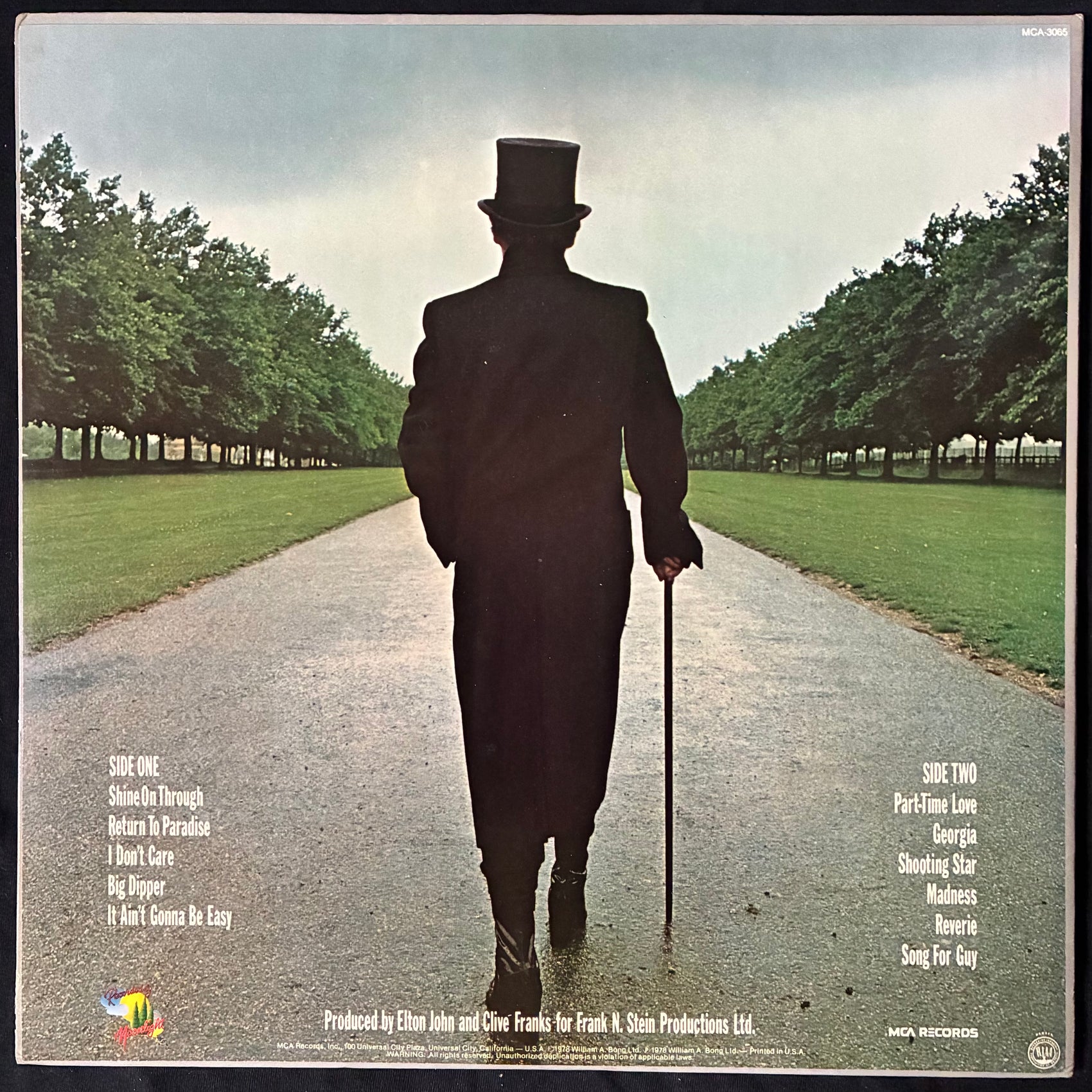 ELTON JOHN - A SINGLE MAN (USED VINYL 1978 US M-/EX+)