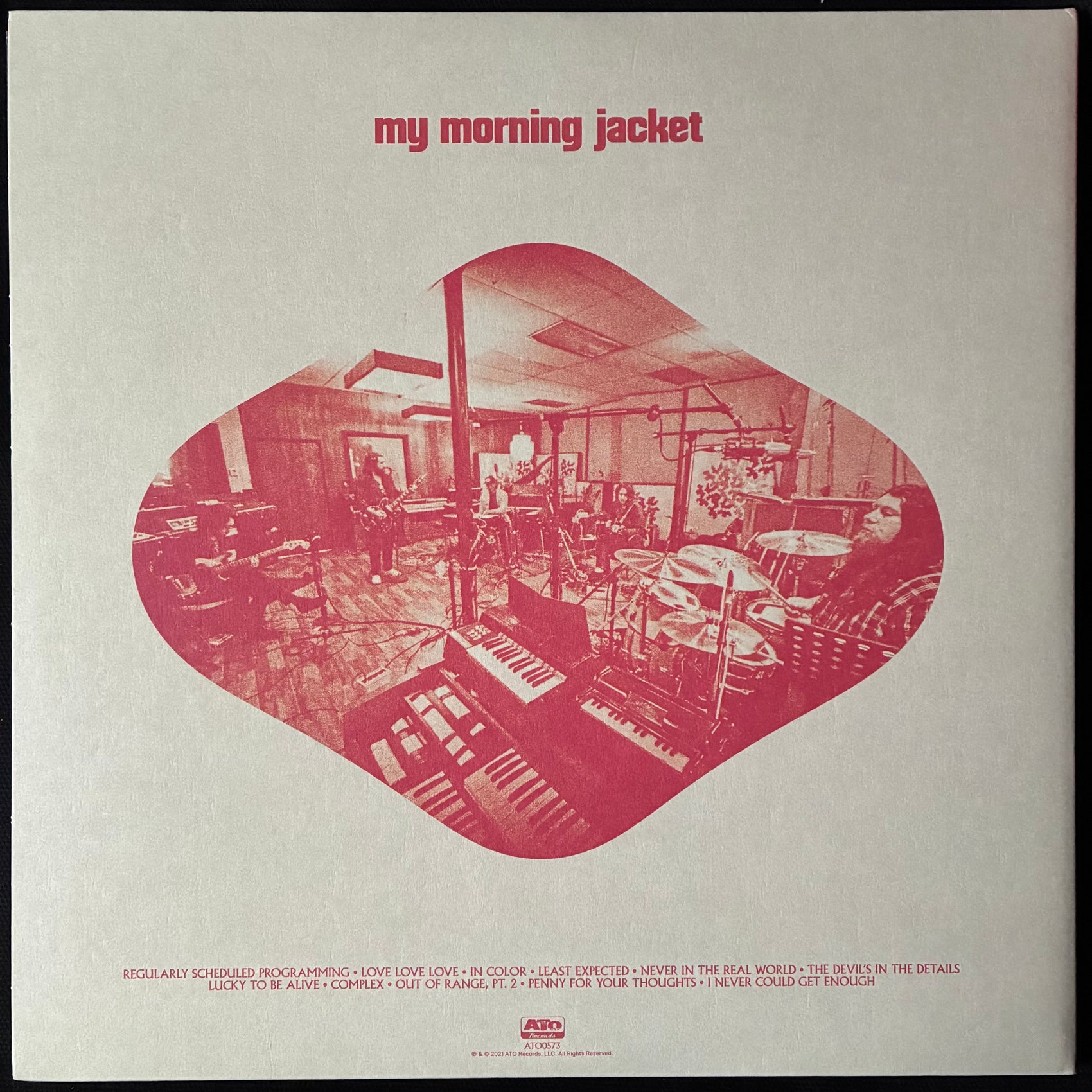 MY MORNING JACKET - MY MORNING JACKET (LP+POSTER) (CLEAR COLOURED) (USED VINYL 2021 US M-/M-)