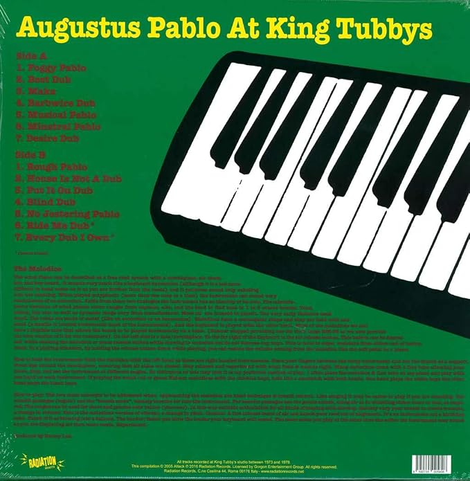 AUGUSTUS PABLO - AT KING TUBBYS VINYL