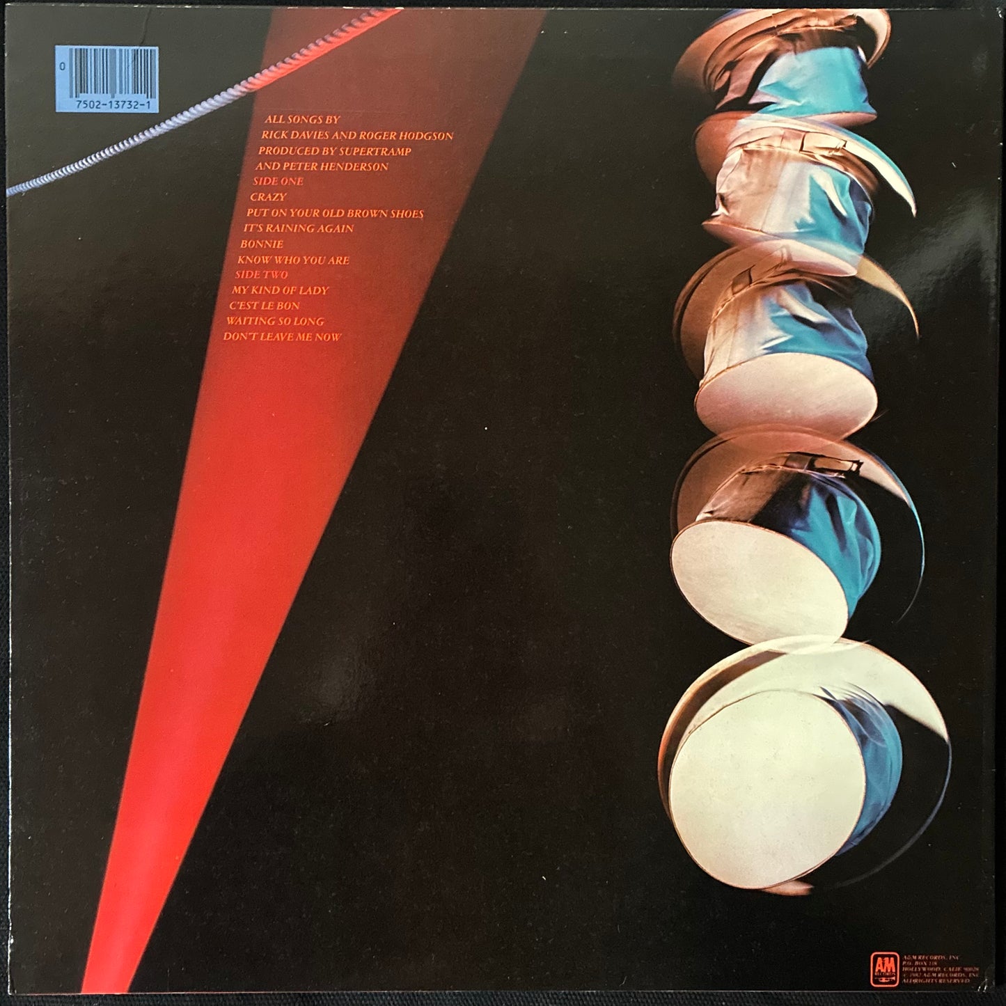 SUPERTRAMP - "...FAMOUS LAST WORDS..." (USED VINYL 1982 US M-/M-)