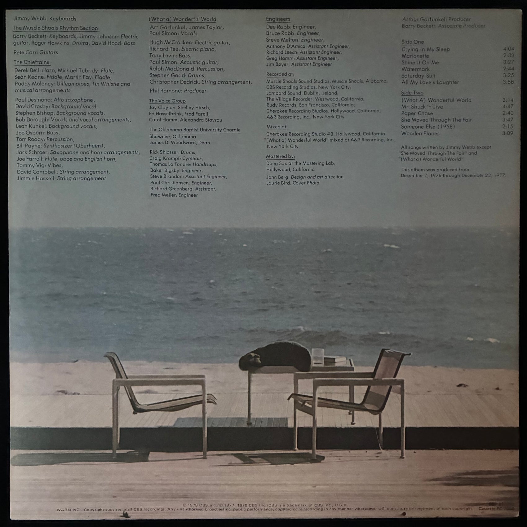 ART GARFUNKEL - WATERMARK (USED VINYL 1978 AUS M-/EX+)