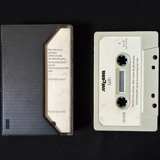 CURE - FAITH / CARNAGE VISIONS (USED CASSETTE 1981 UK)