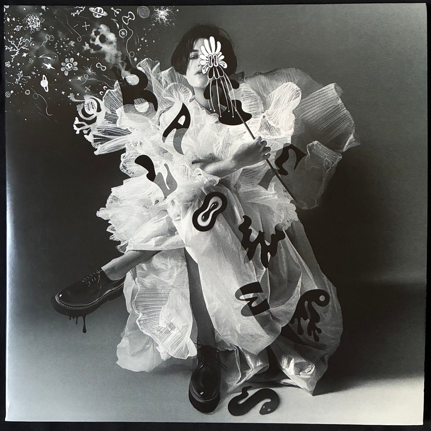 WASHINGTON - BATFLOWERS (2LP) (BLACK/WHITE VINYL) (USED VINYL 2020 AUS M-/M-)