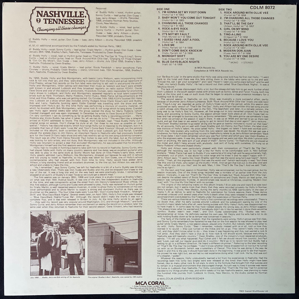 BUDDY HOLLY - THE COMPLETE BUDDY HOLLY (6LP BOX SET) (USED VINYL 1979 UK M-/M-/EX+)