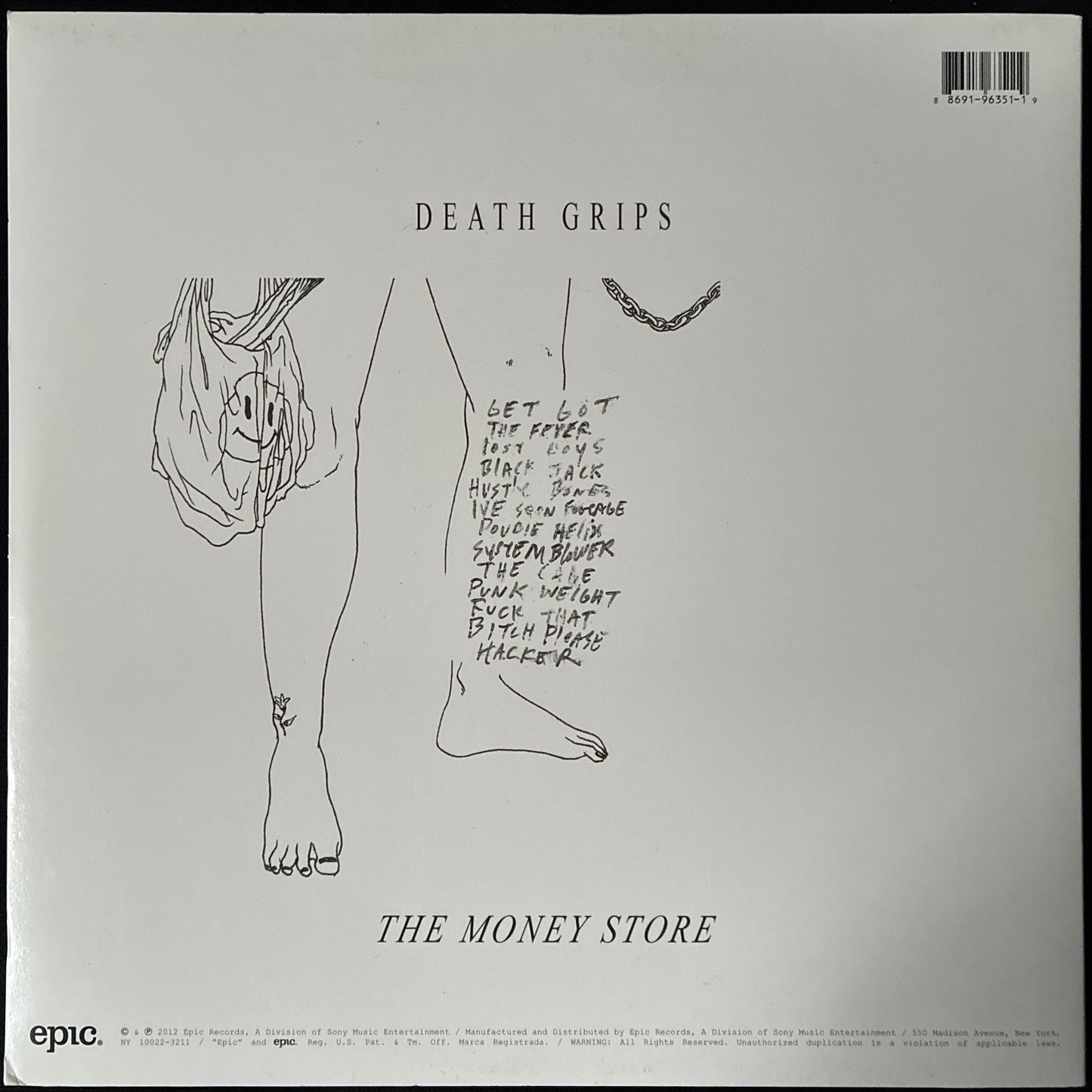 DEATH GRIPS - THE MONEY STORE (USED VINYL 2022 M-/EX+)
