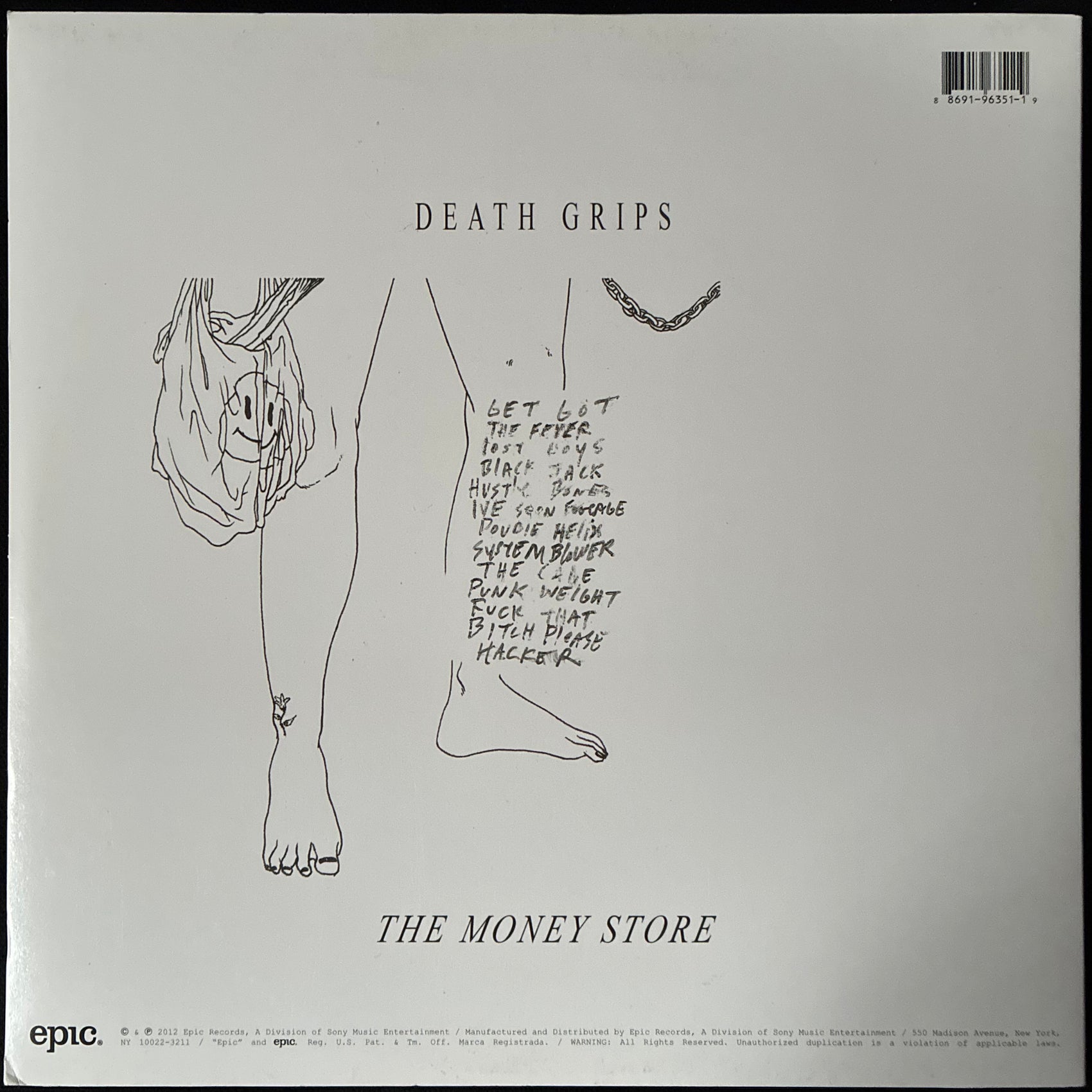 DEATH GRIPS - THE MONEY STORE (USED VINYL 2022 M-/EX+)