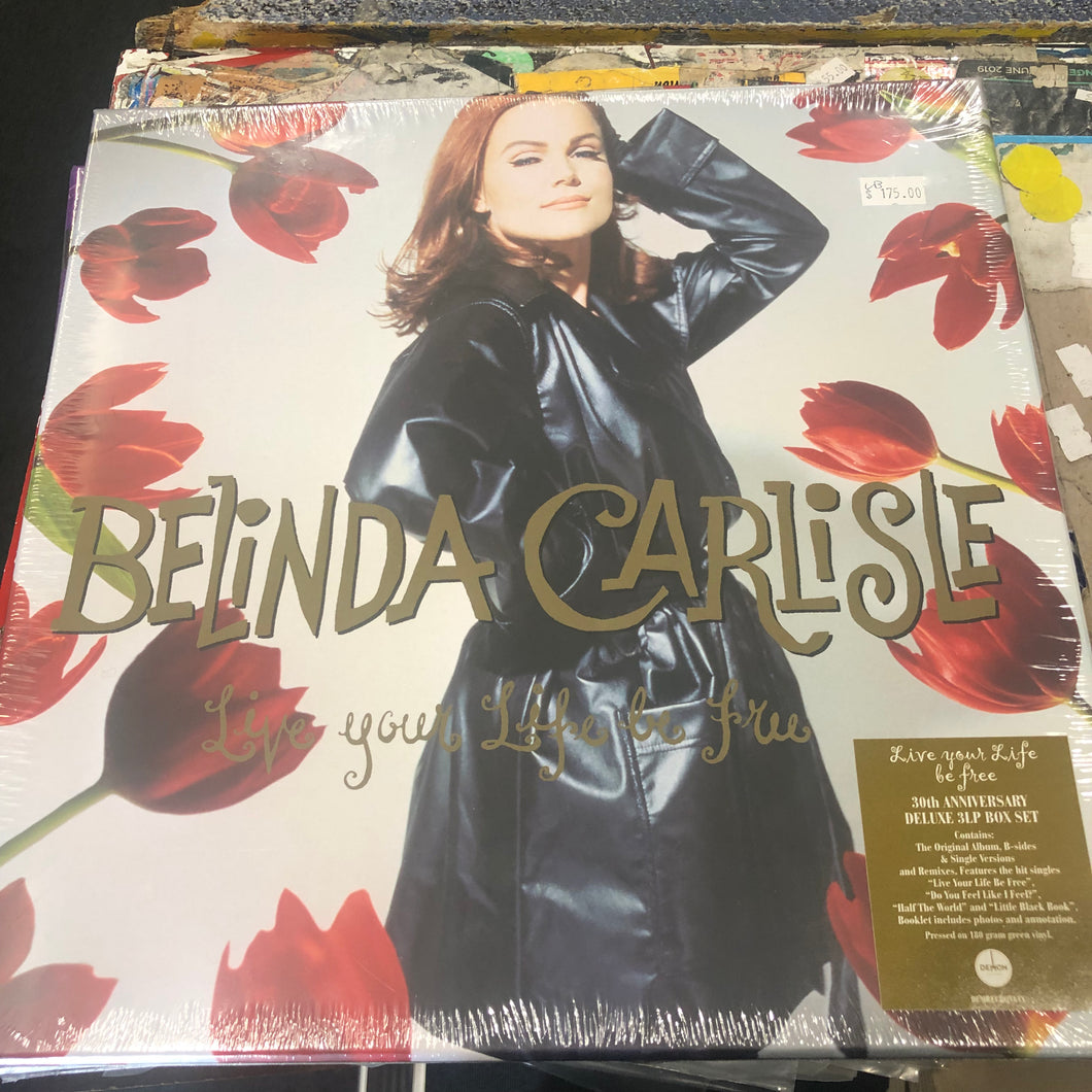 BELINDA CARLISLE – LIVE YOUR LIFE BE FREE (30TH ANNIVERSARY 3 LP BOX SET) VINYL
