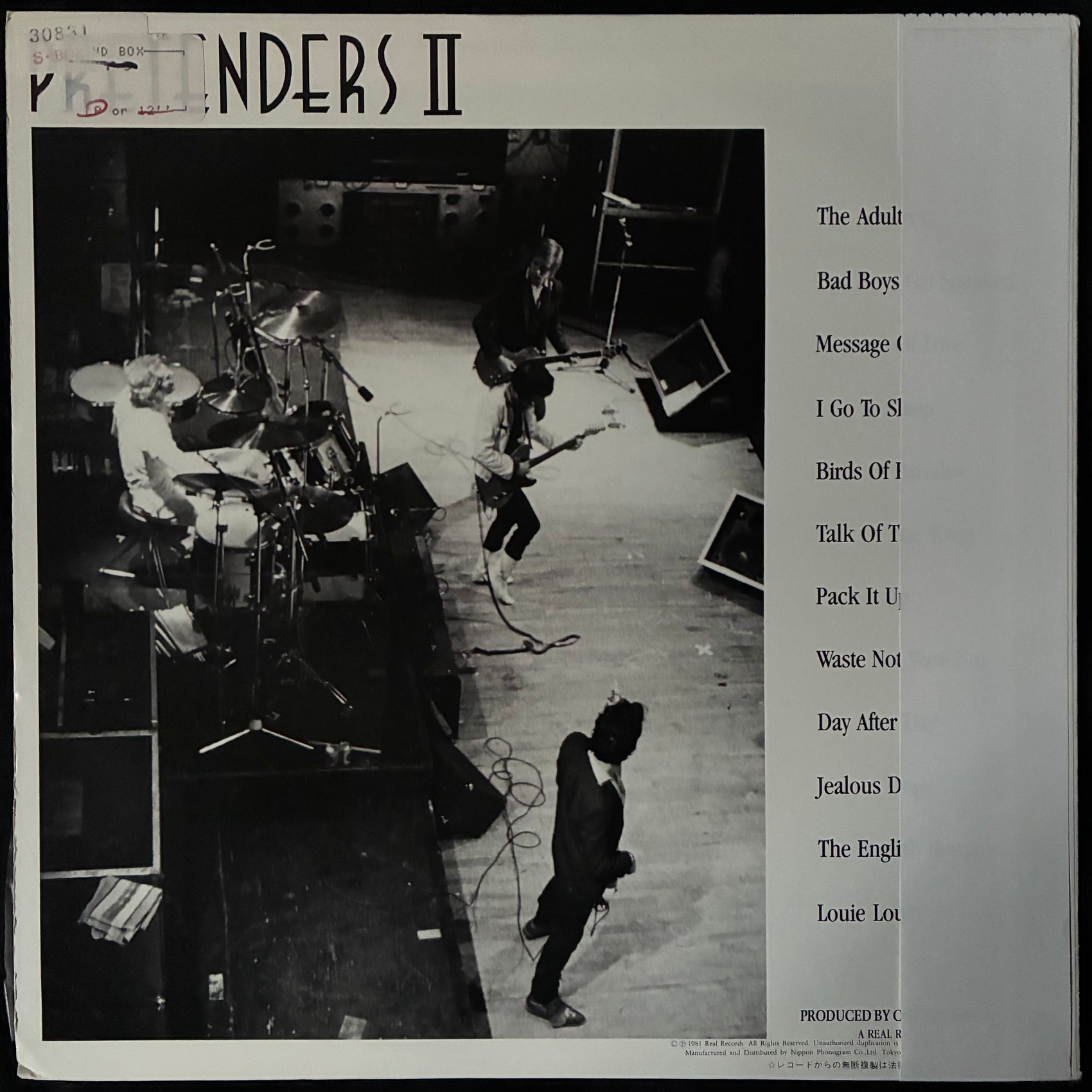 PRETENDERS - PRETENDERS II (USED VINYL 1981 JAPAN EX+/EX)