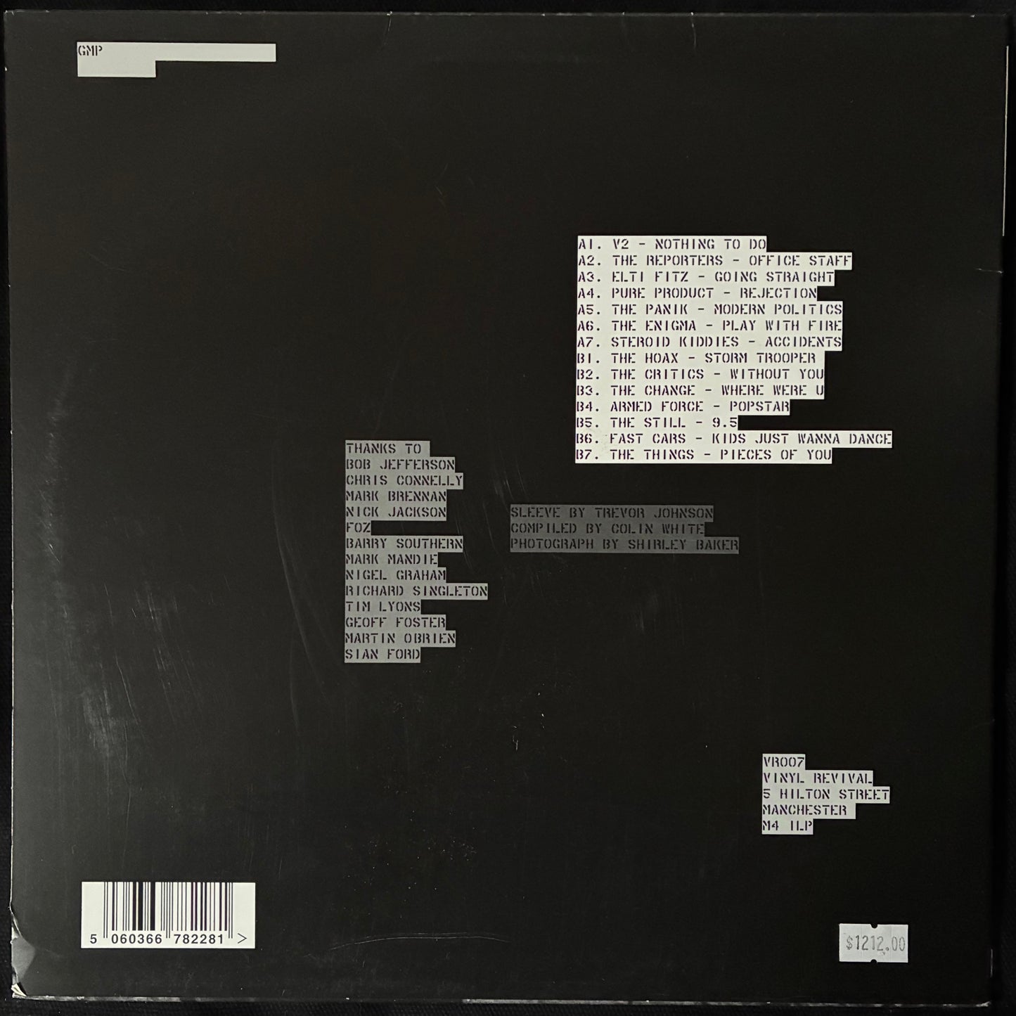 VARIOUS ARTISTS - GREATEST MANCHESTER PUNK 1977-81 (USED VINYL 2015 UK EX+/EX+)