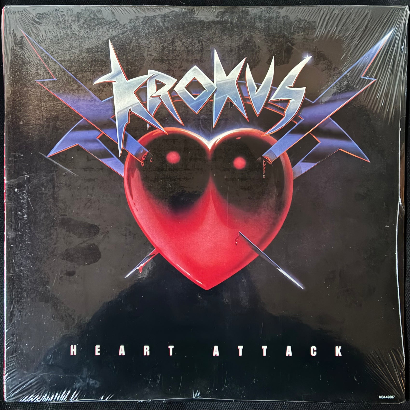 KROKUS - HEART ATTACK (FIRST PRESSING) (USED VINYL 1988 US S.S.)