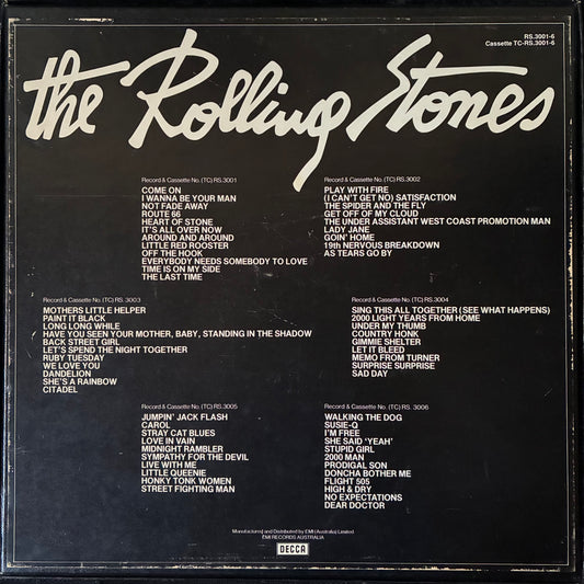 ROLLING STONES - THE ROLLING STONES (6LP BOX SET) (USED VINYL 1980 AUS M-/M-/EX+)