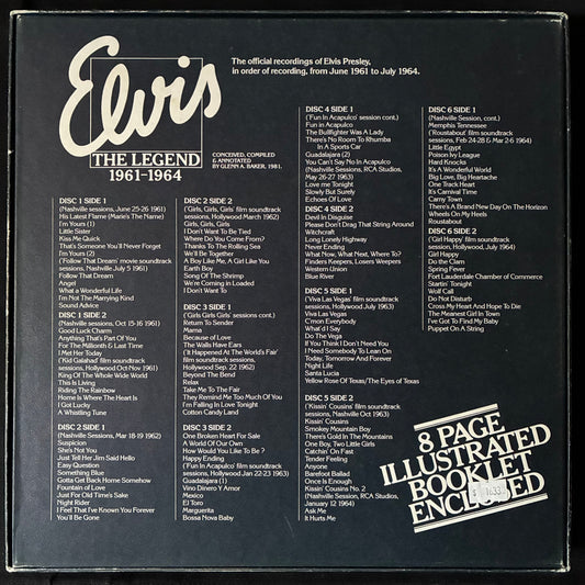 ELVIS PRESLEY -  ELVIS THE LEGEND 1964-1964 (6LP BOX SET) (USED VINYL 1981 AUS M-/EX)