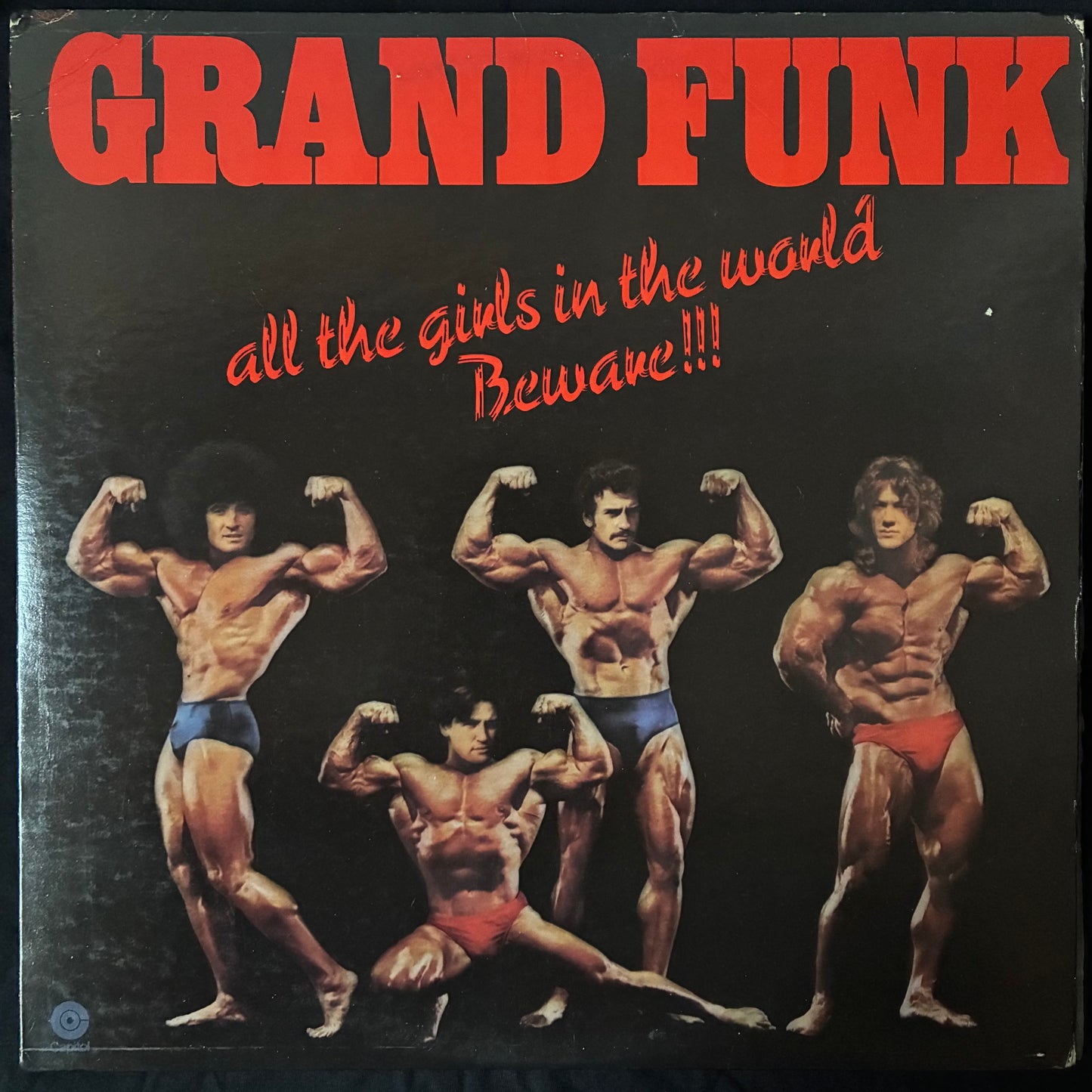 GRAND FUNK RAILROAD - ALL THE GIRLS IN THE WORLD BEWARE!!! (USED VINYL 1974 US EX+/EX-)