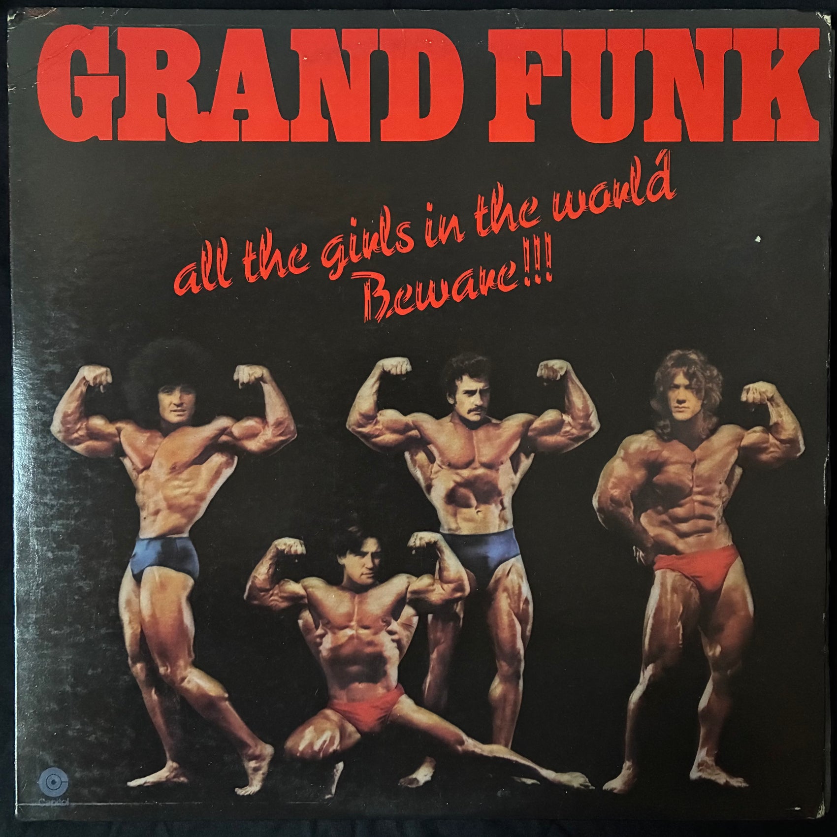 GRAND FUNK RAILROAD - ALL THE GIRLS IN THE WORLD BEWARE!!! (USED VINYL 1974 US EX+/EX-)