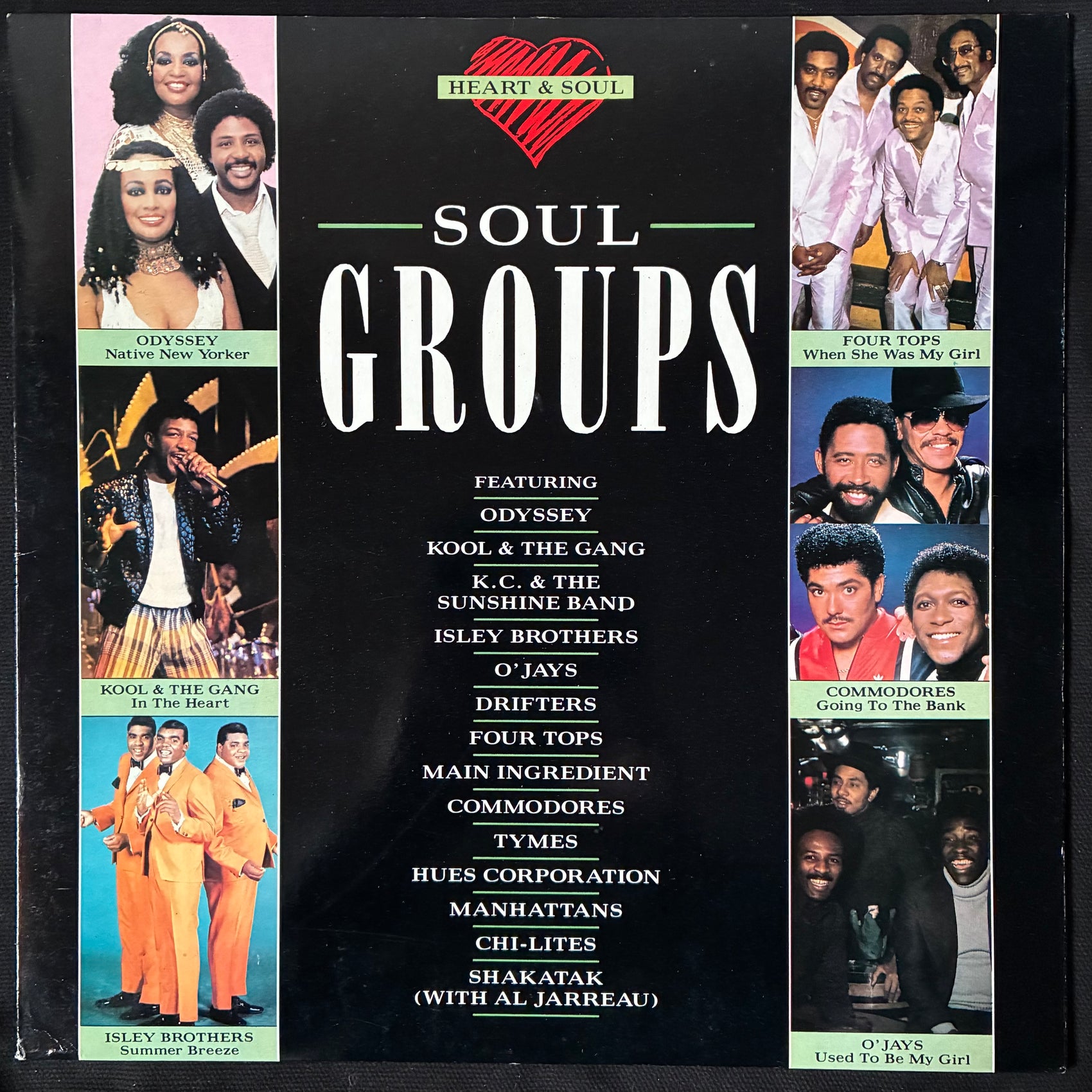 VARIOUS ARTISTS - HEART & SOUL - SOUL GROUPS (USED VINYL 1988 UK M-/M-)