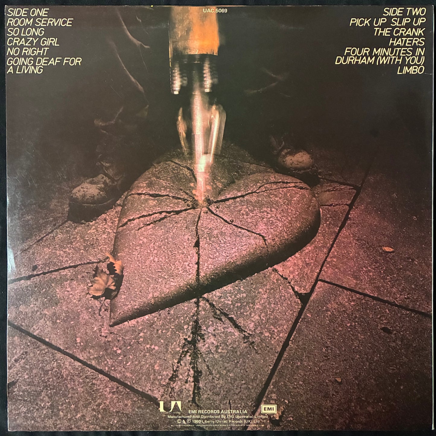 FISCHER-Z - GOING DEAF FOR A LIVING (USED VINYL 1980 AUS M-/EX-)