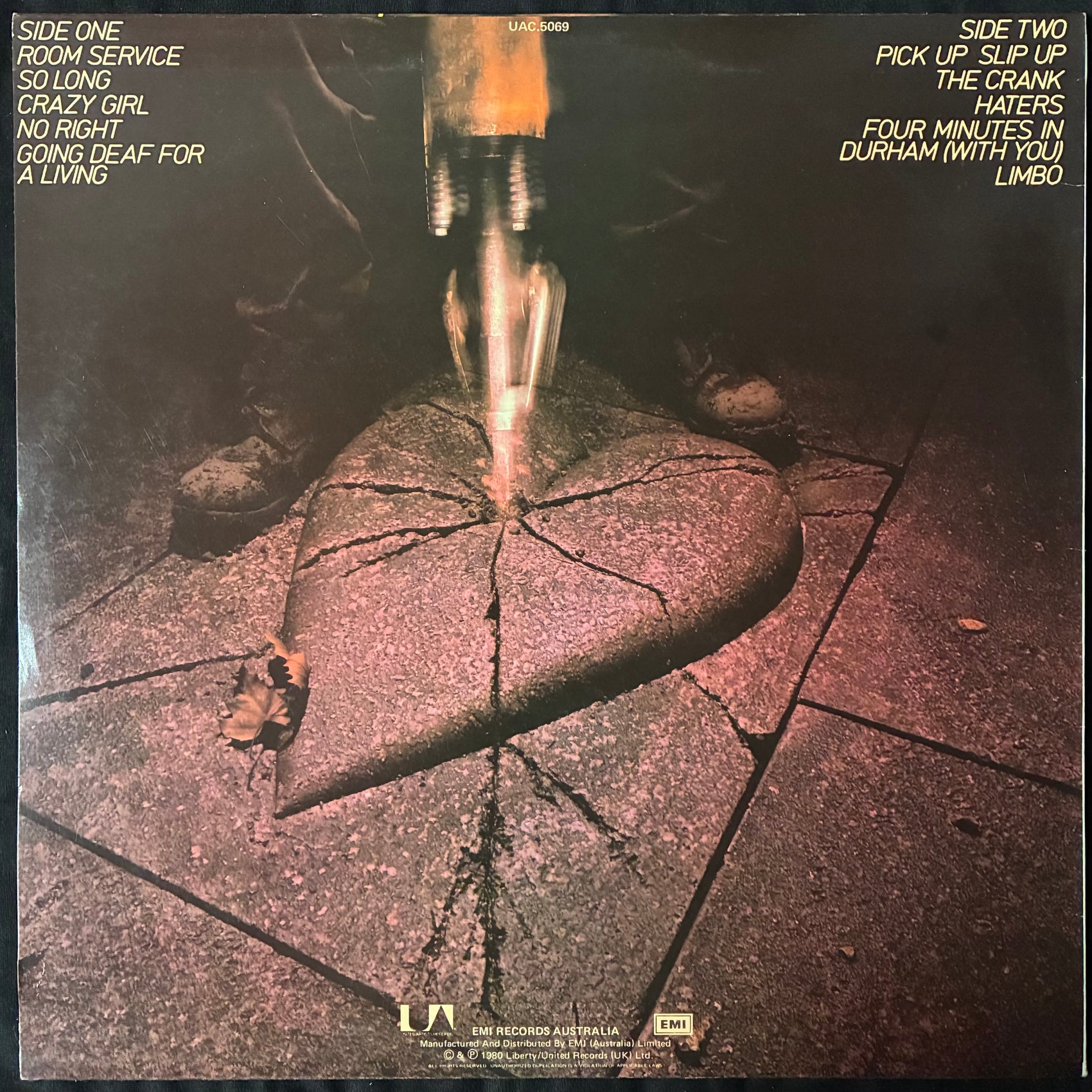 FISCHER-Z - GOING DEAF FOR A LIVING (USED VINYL 1980 AUS M-/EX-)