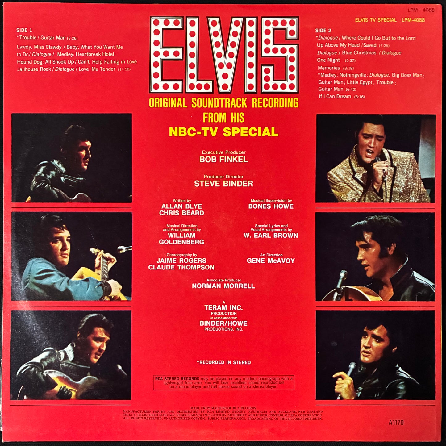 ELVIS PRESLEY - ELVIS (USED VINYL 1977 AUS M-/M-)