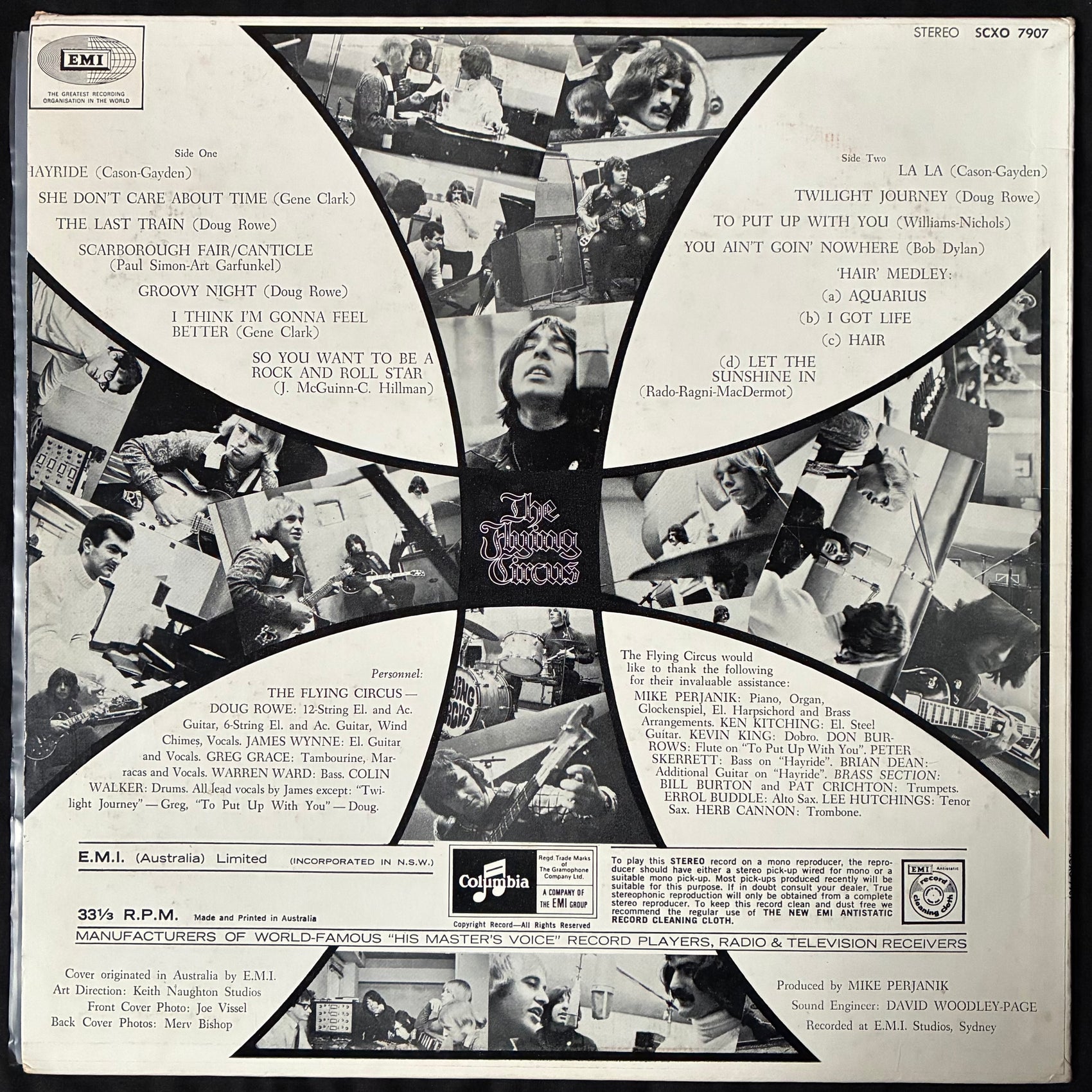 FLYING CIRCUS - THE FLYING CIRCUS (USED VINYL 1969 AUS EX-/EX)