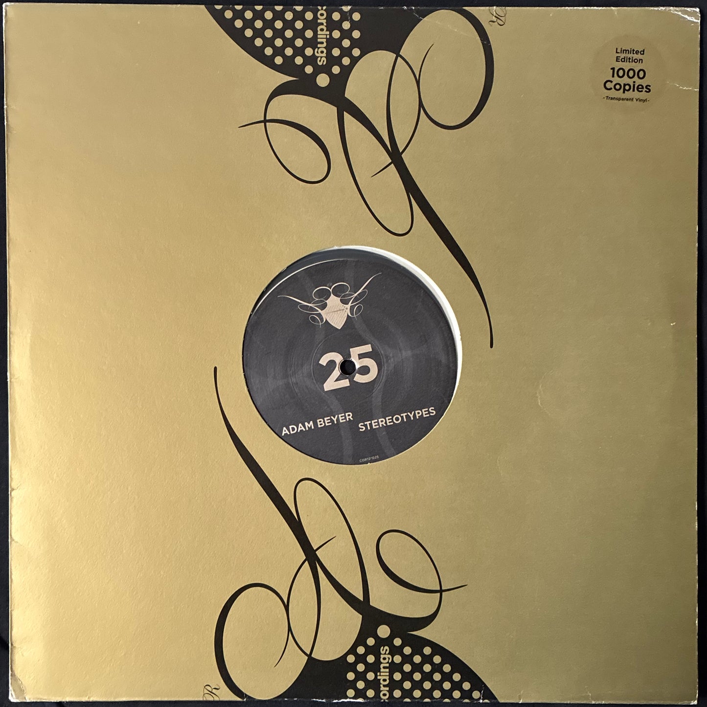 ADAM BEYER - STEREOTYPES (12") (CLEAR VINYL) (USED VINYL 2005 GERMANY M-)