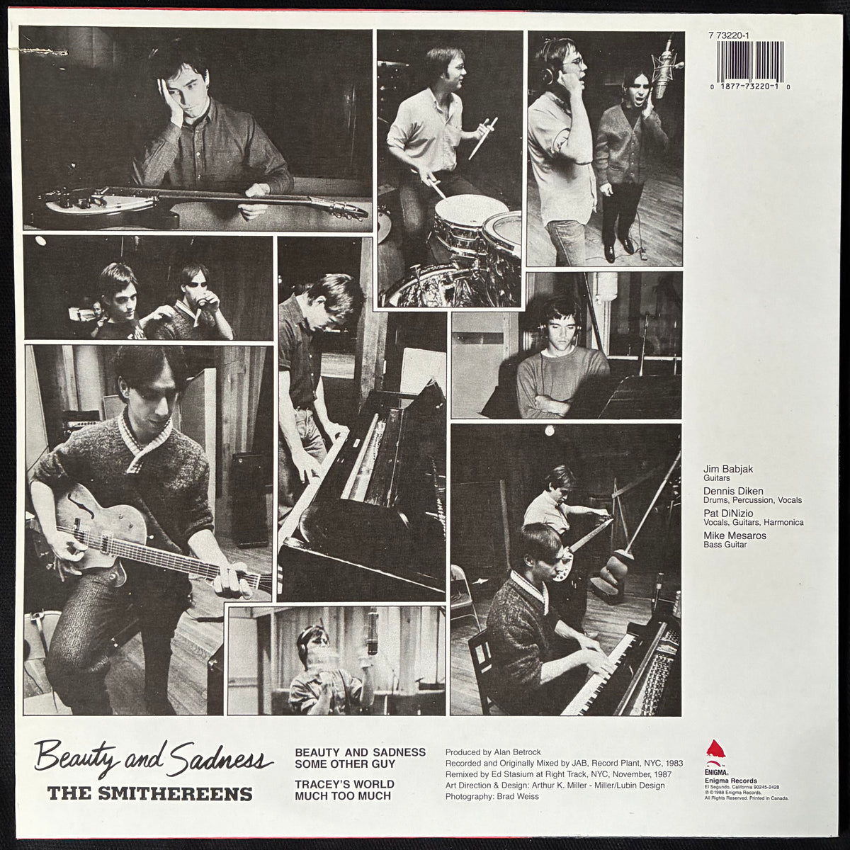 SMITHEREENS - BEAUTY AND SADNESS (12" EP) (USED VINYL 1988 US M-/EX)