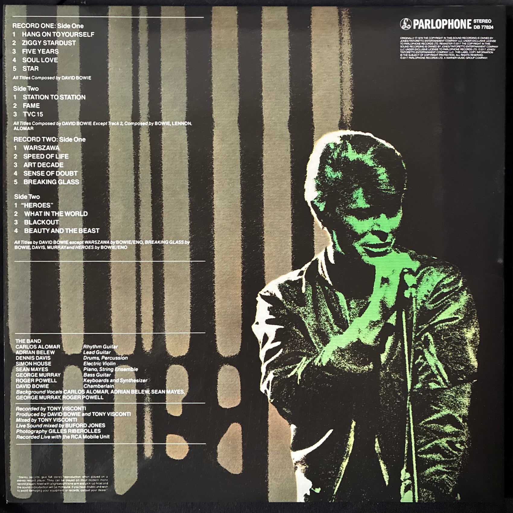 DAVID BOWIE - STAGE (2LP) (YELLOW VINYL) (USED VINYL 2017 EU M-/M-)