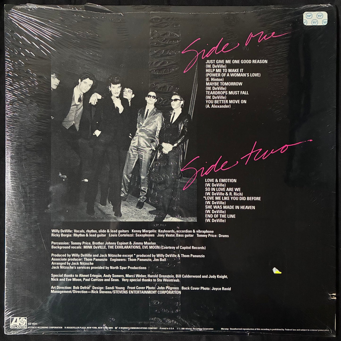 MINK DEVILLE - COUP DE GRÌâCE (USED VINYL 1981 US S.S.)