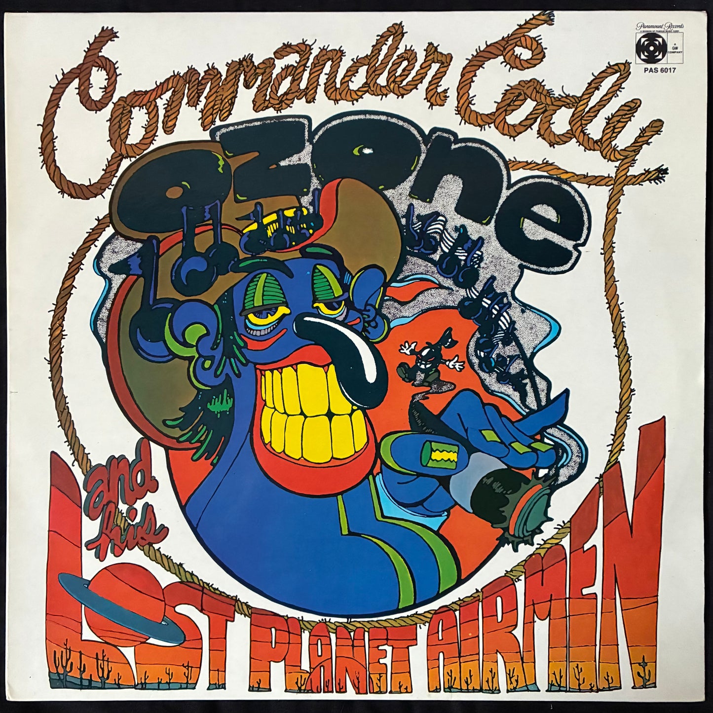 COMMANDER CODY AND HIS LOST PLANET AIRMEN - LOST IN THE OZONE (USED VINYL 1971 NETHERLANDS EX+/EX)