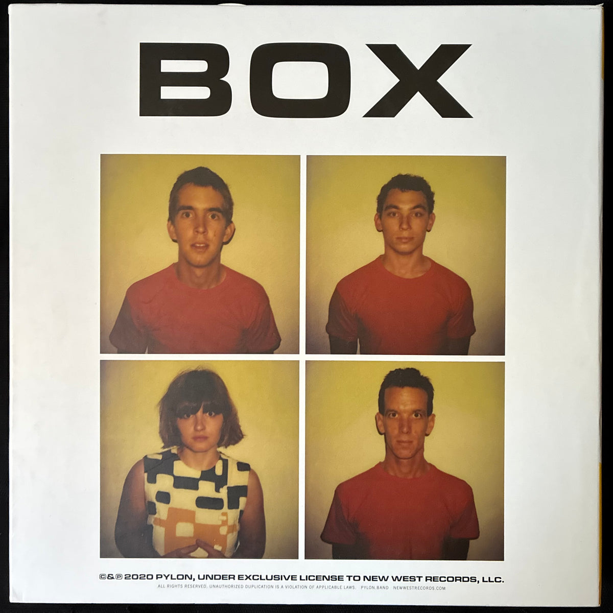 PYLON - PYLON BOX (4LP+BOOK BOX SET) (USED VINYL 2020 US M-/M-)