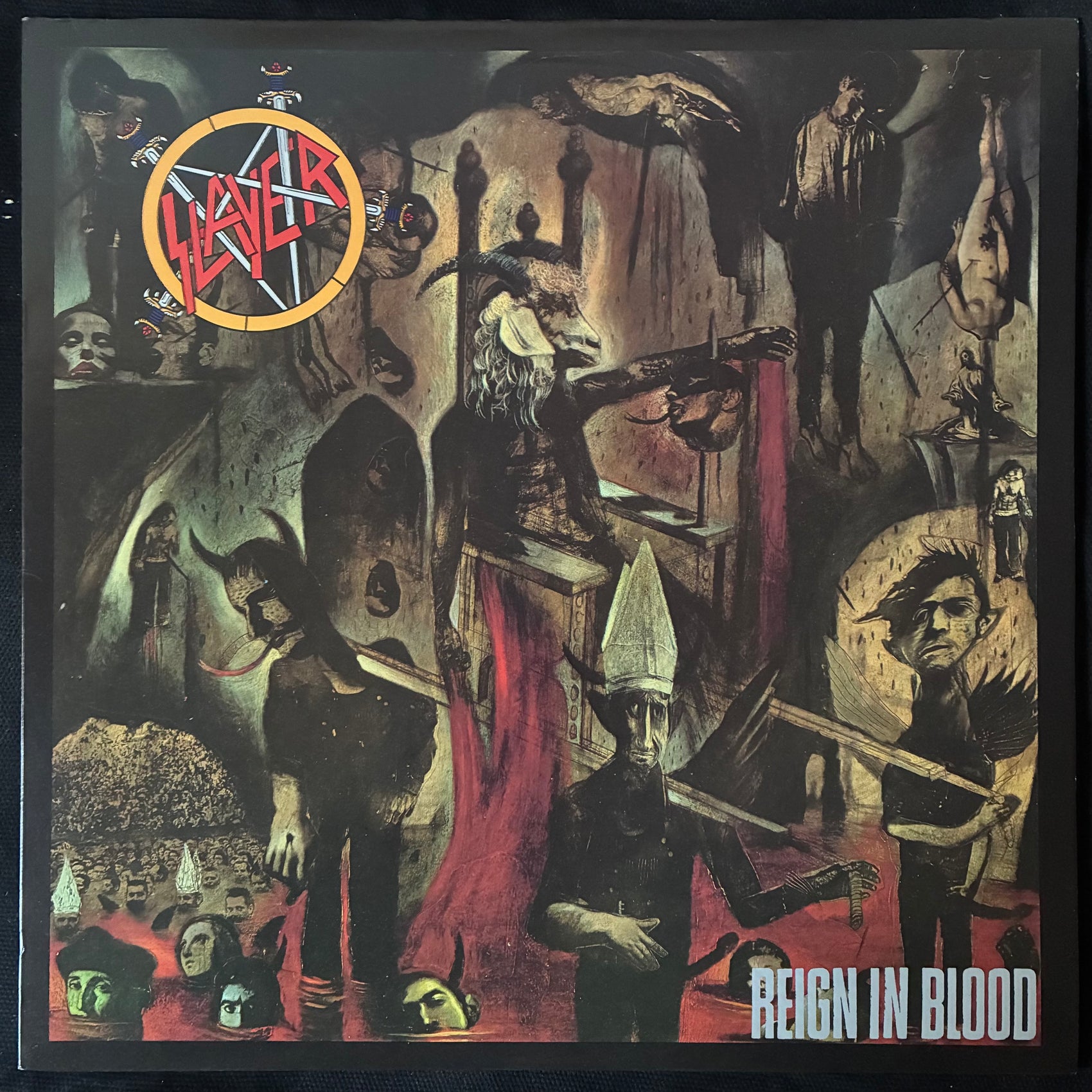 SLAYER - REIGN IN BLOOD (FIRST PRESSING) (USED VINYL 1986 US M-/M-)