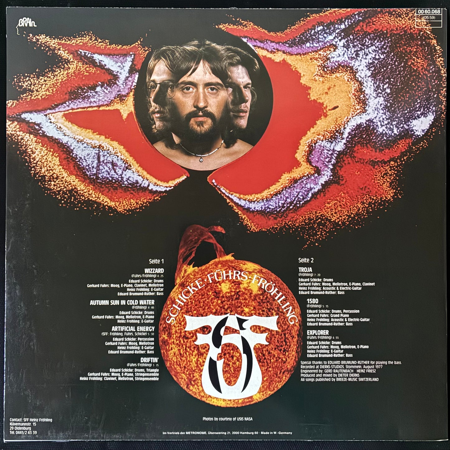 SFF - SUNBURST (USED VINYL 1977 GERMANY M-/EX+)