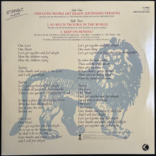 Load image into Gallery viewer, BOB MARLEY AND THE WAILERS - ONE LOVE/PEOPLE GET READY (12") (USED VINYL 1984 AUS M-/M-)
