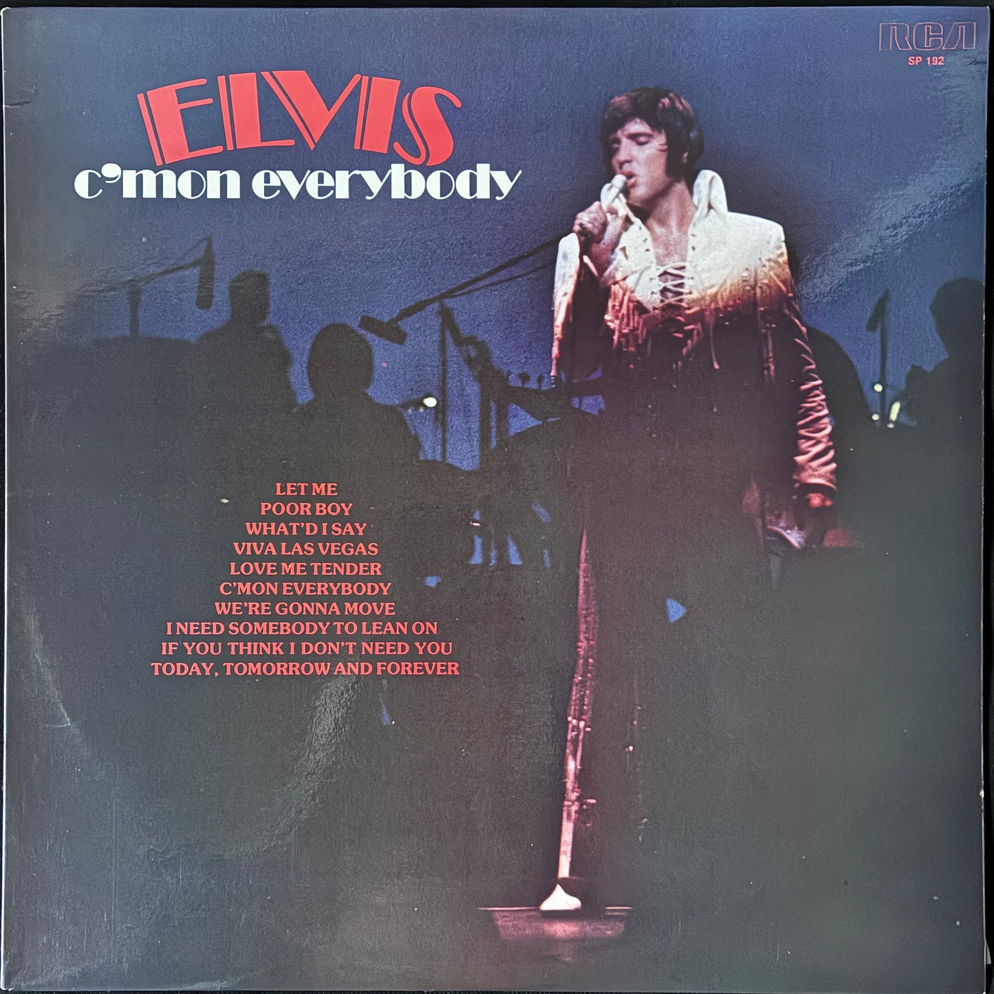 ELVIS PRESLEY - C'MON EVERYBODY (USED VINYL 1977 AUS M-/M-)